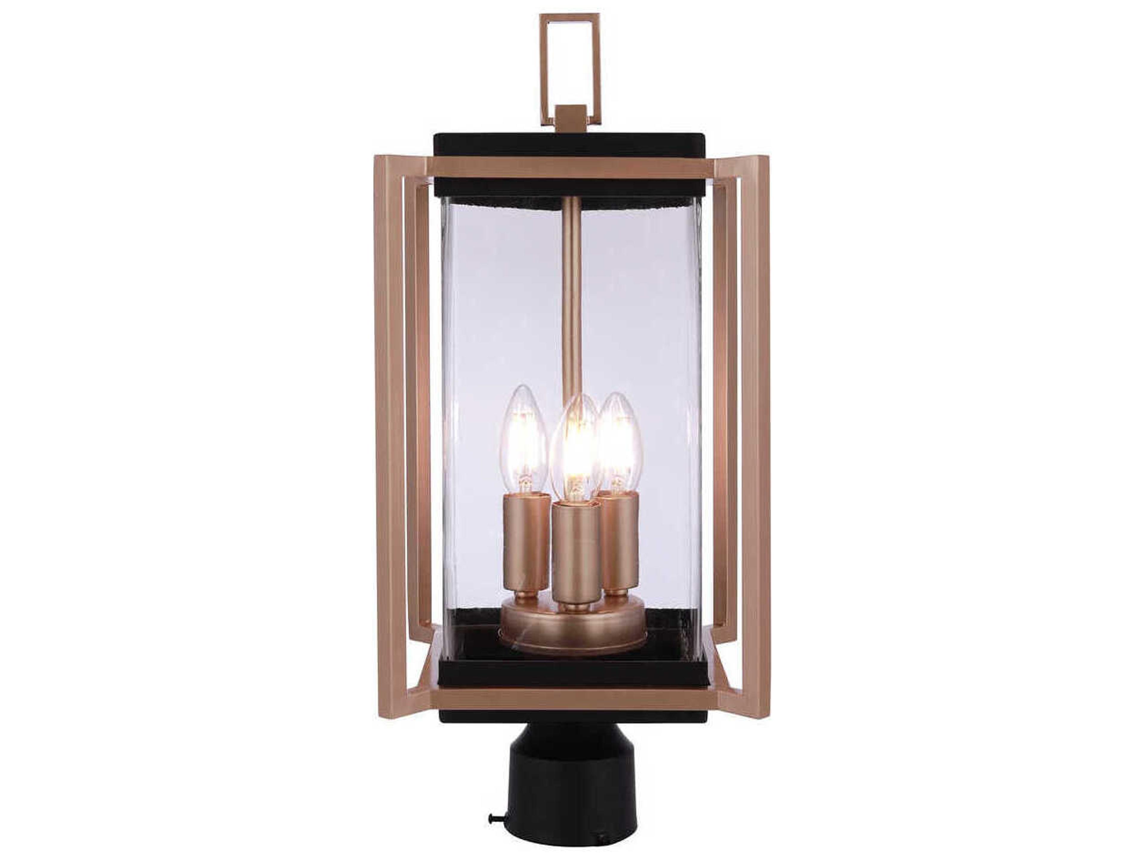 Craftmade Metalwork 3-Light Outdoor Post Light