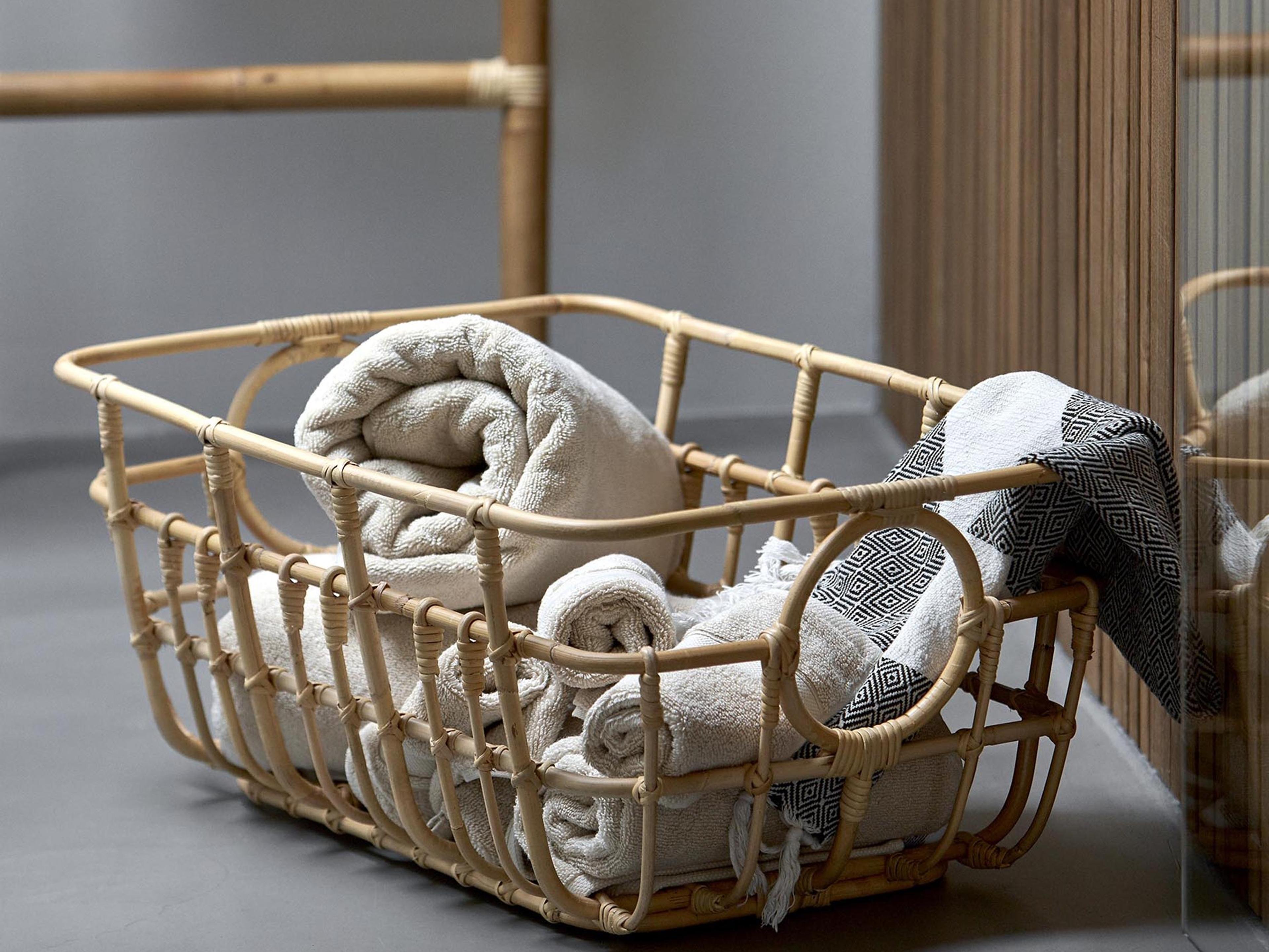 Cane Line Carry Me Low Storage Basket