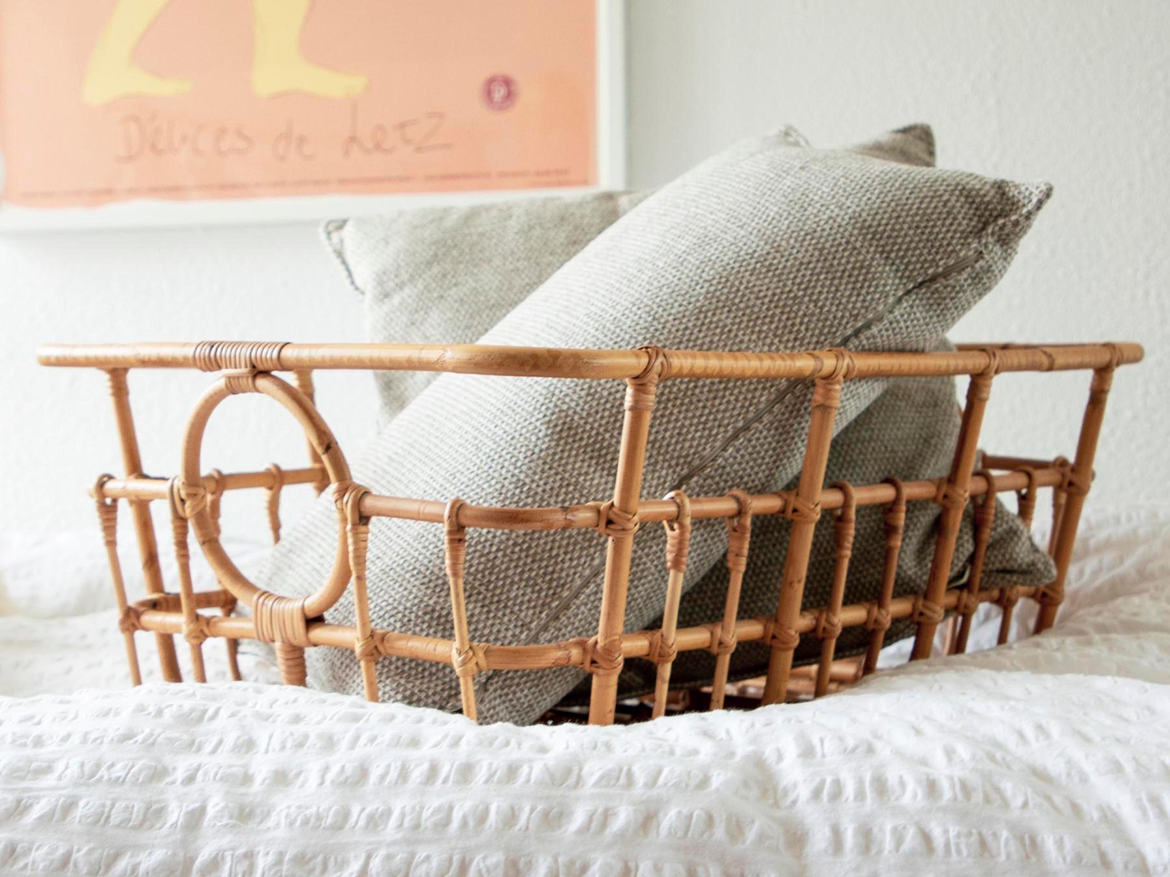 Cane Line Carry Me Low Storage Basket