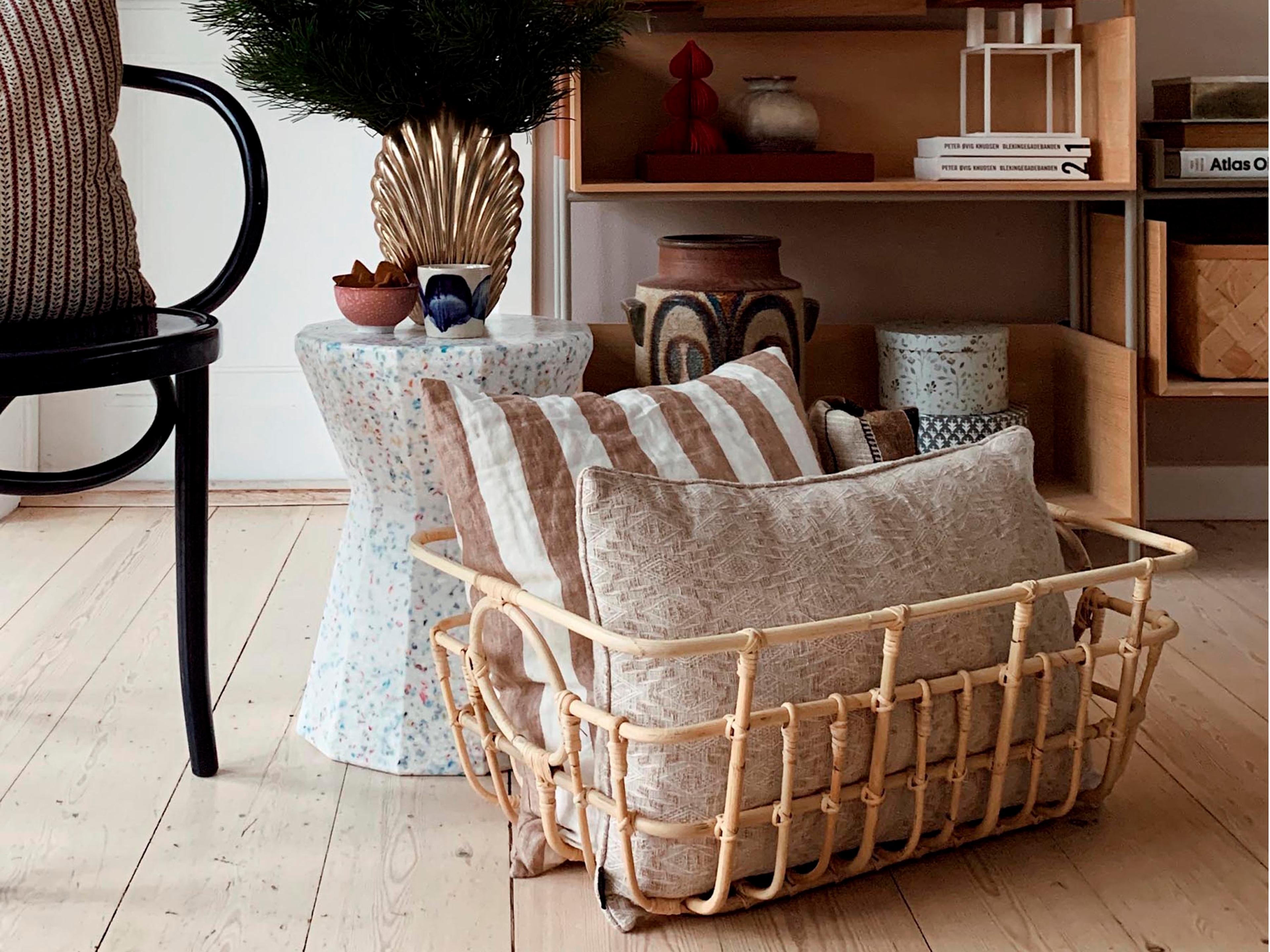 Cane Line Carry Me Low Storage Basket