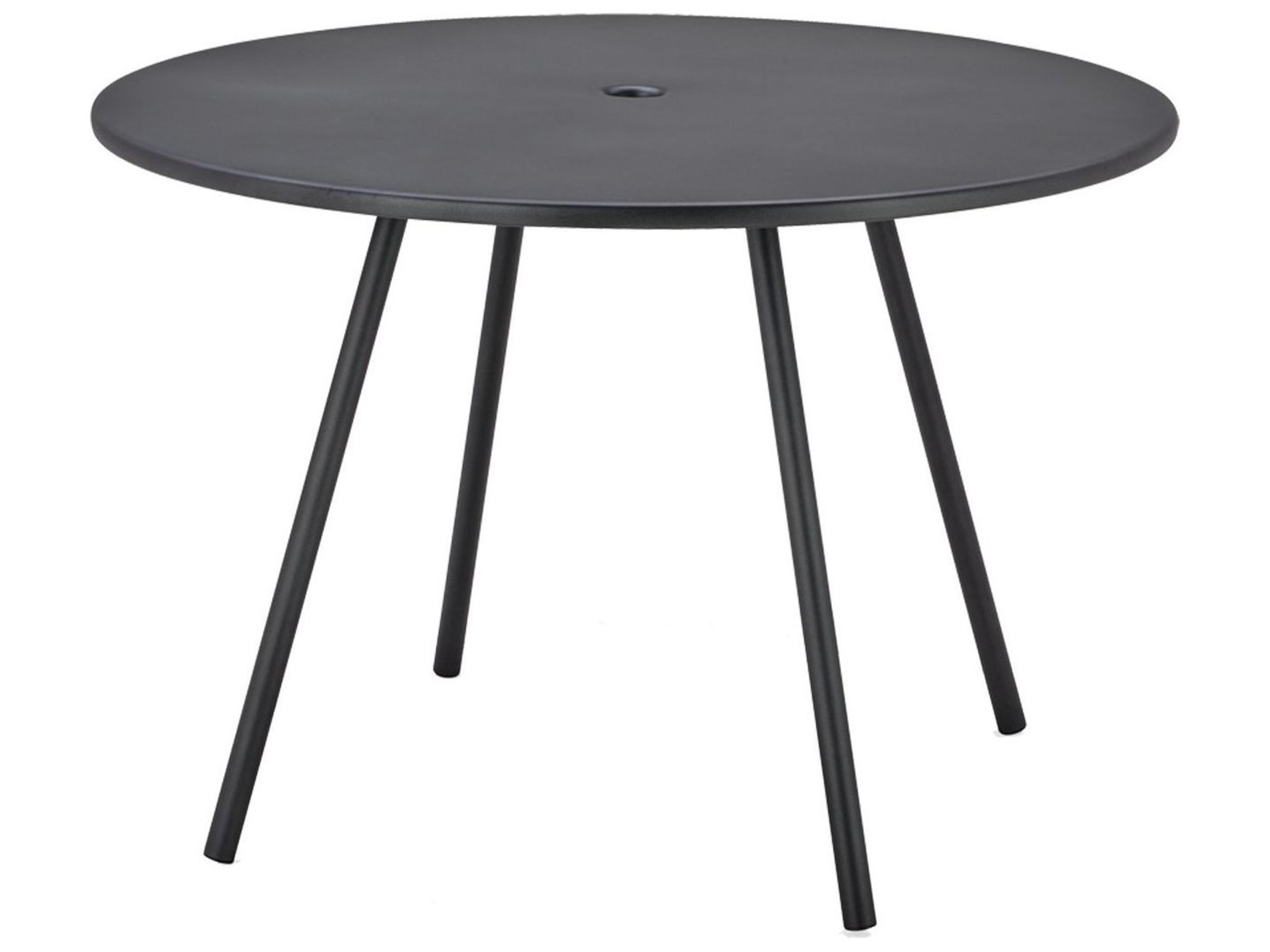 Area Round Aluminum Dining Table