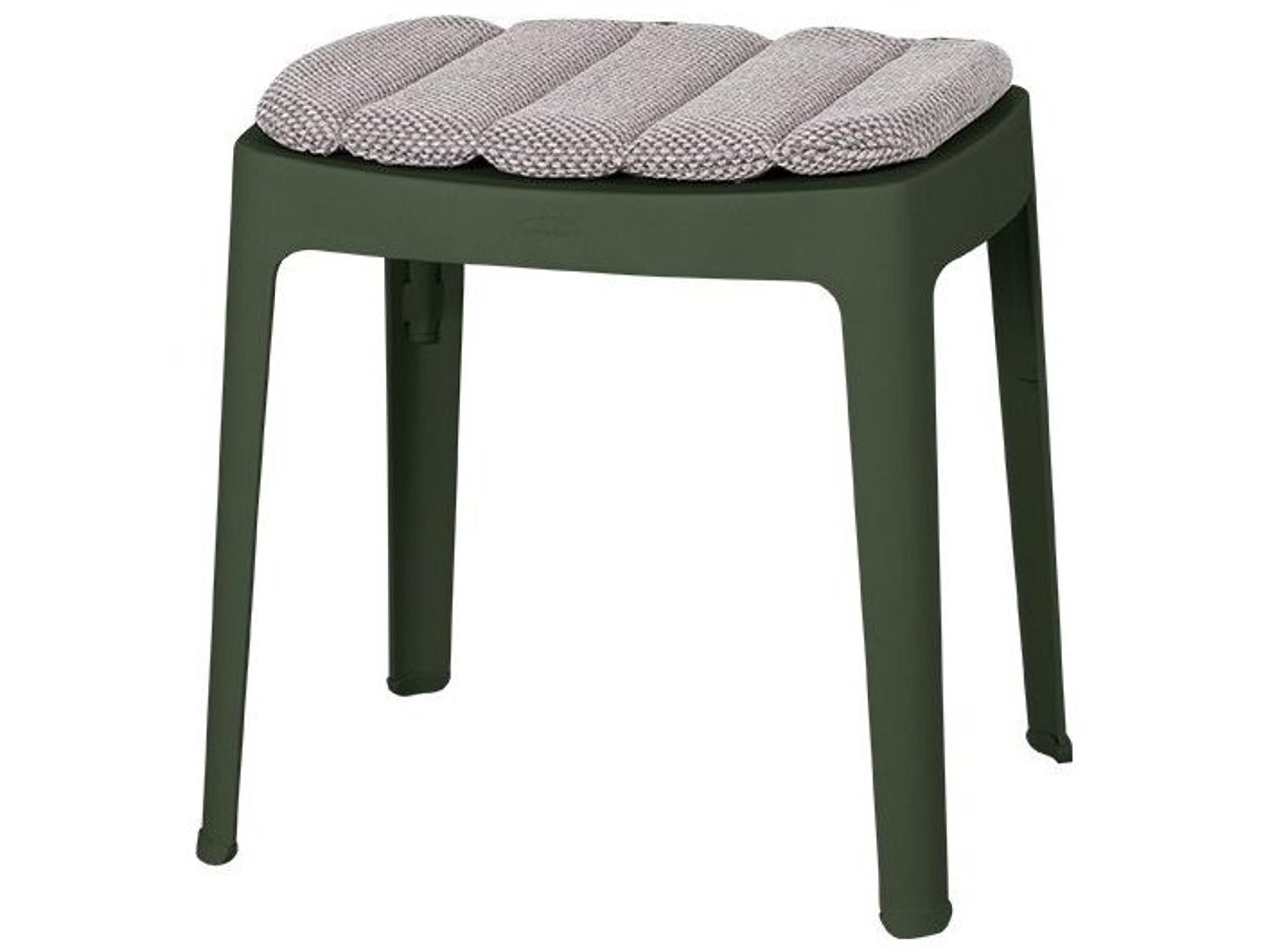 Cane Line Outdoor Cut Aluminum Stackable Stool