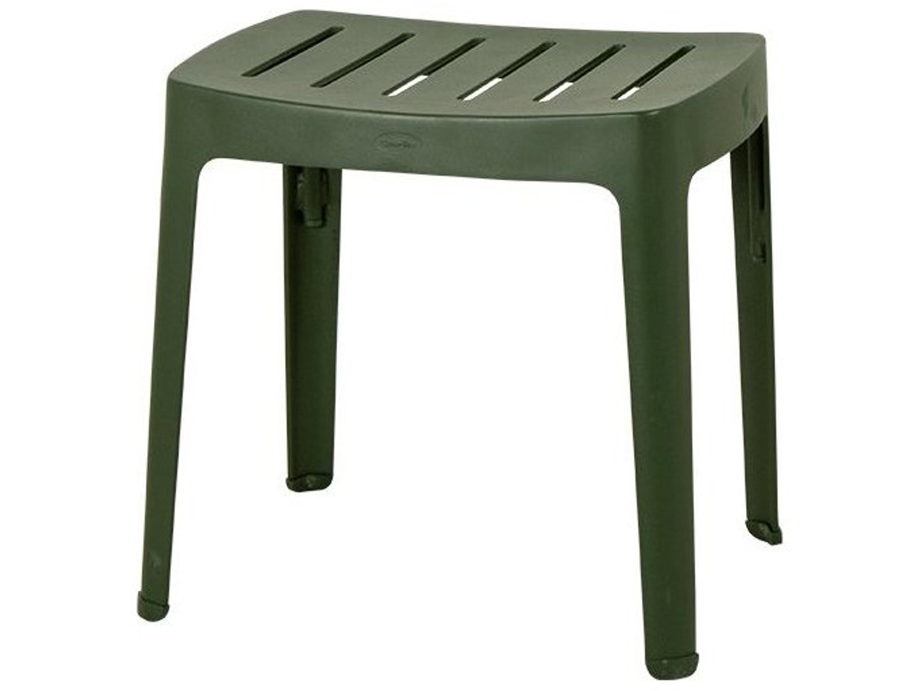 Cane Line Outdoor Cut Aluminum Stackable Stool