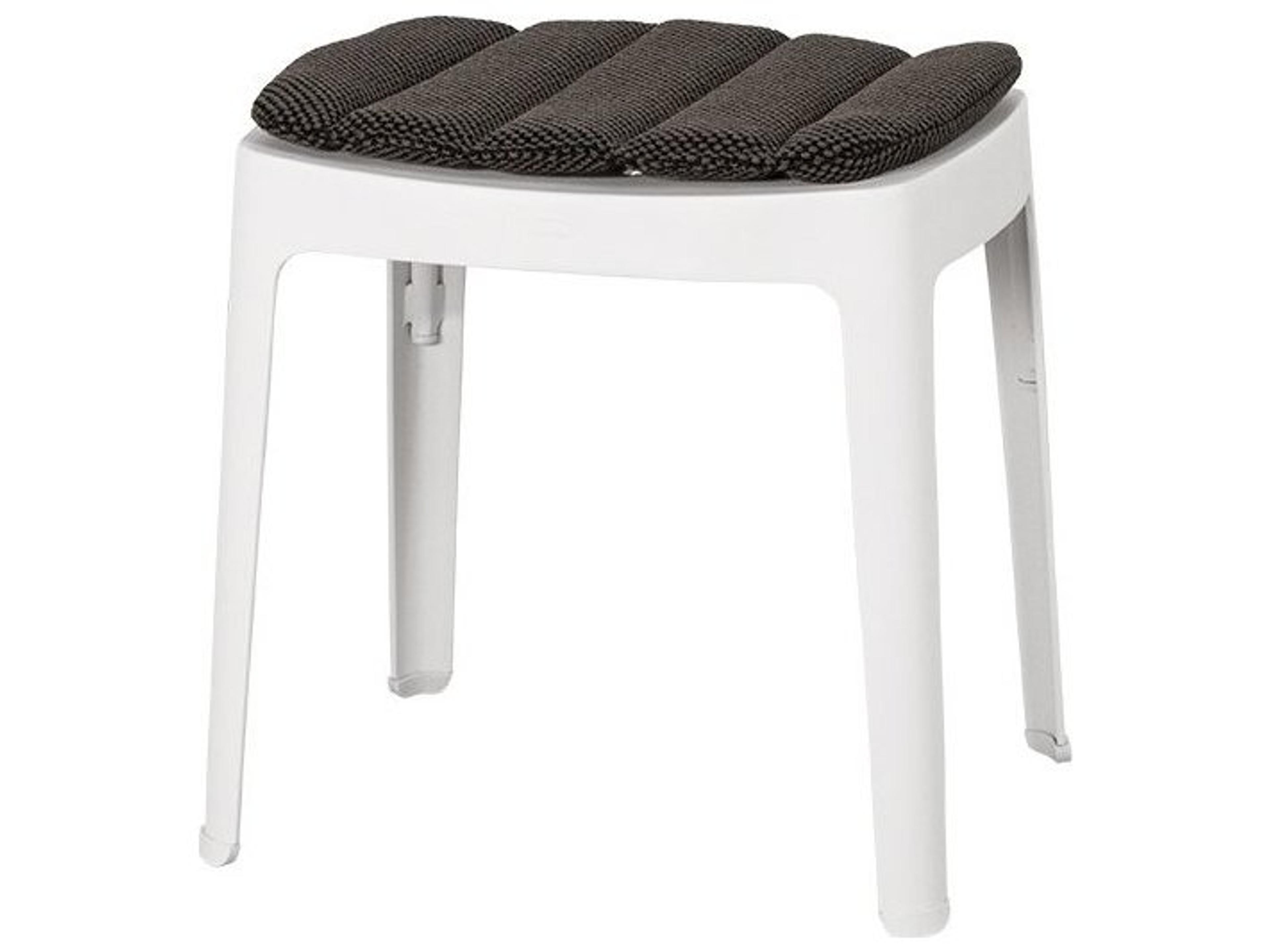 Cane Line Outdoor Cut Aluminum Stackable Stool