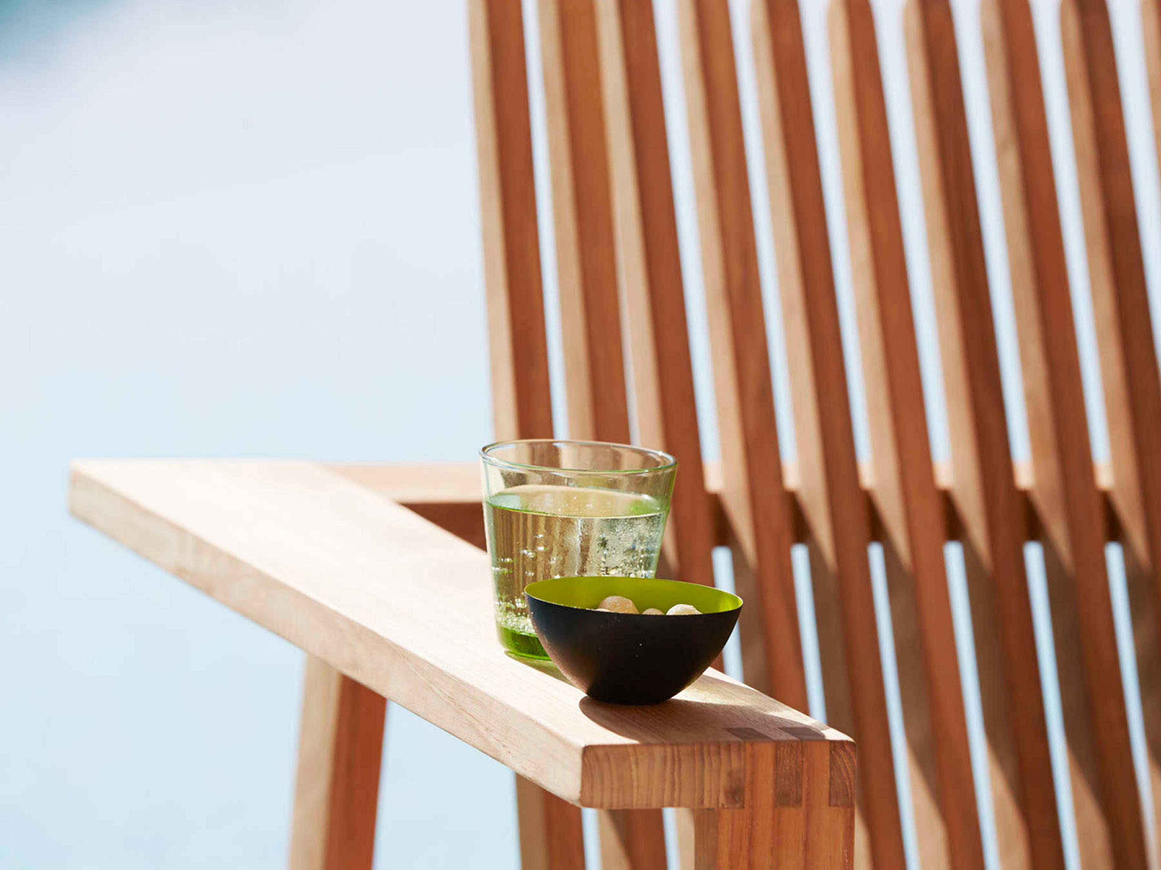 Cane Line Outdoor Amaze Teak Stackable Lounge Chair