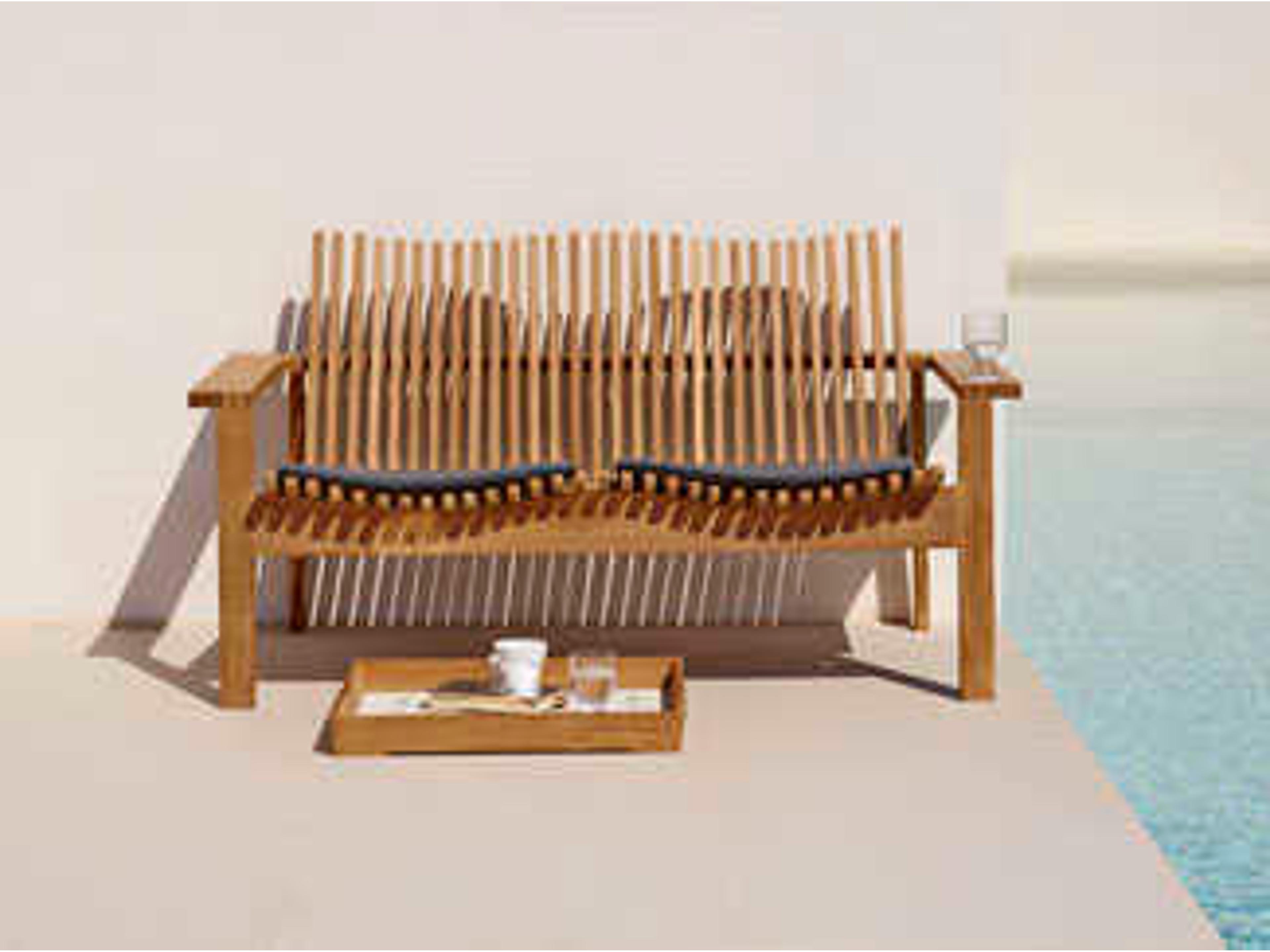 Cane Line Outdoor Amaze Lounge chair/Sofa Replacement Cushion in Natte Grey