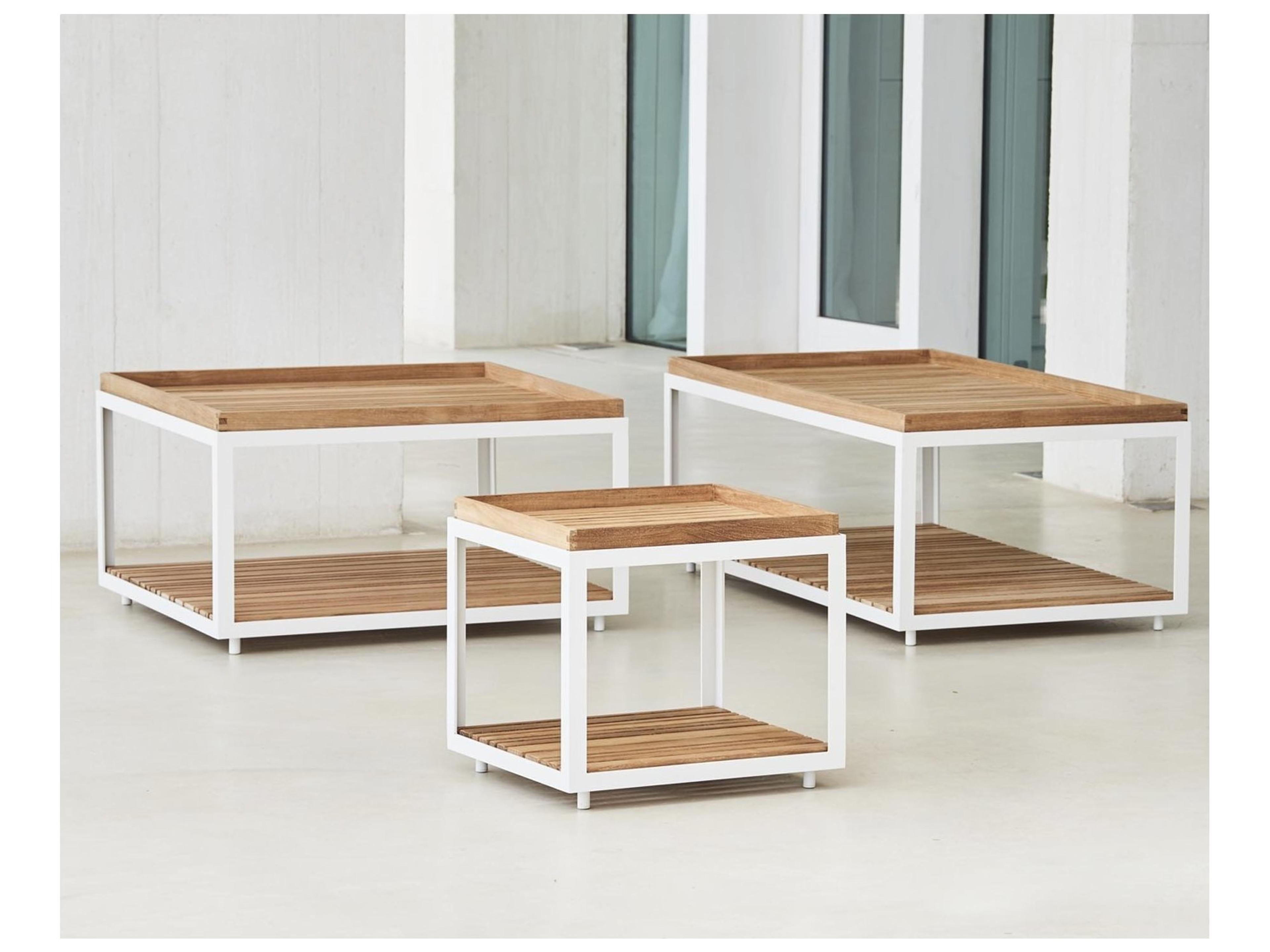 Cane Line Outdoor Level Aluminum Large Coffee Table Base