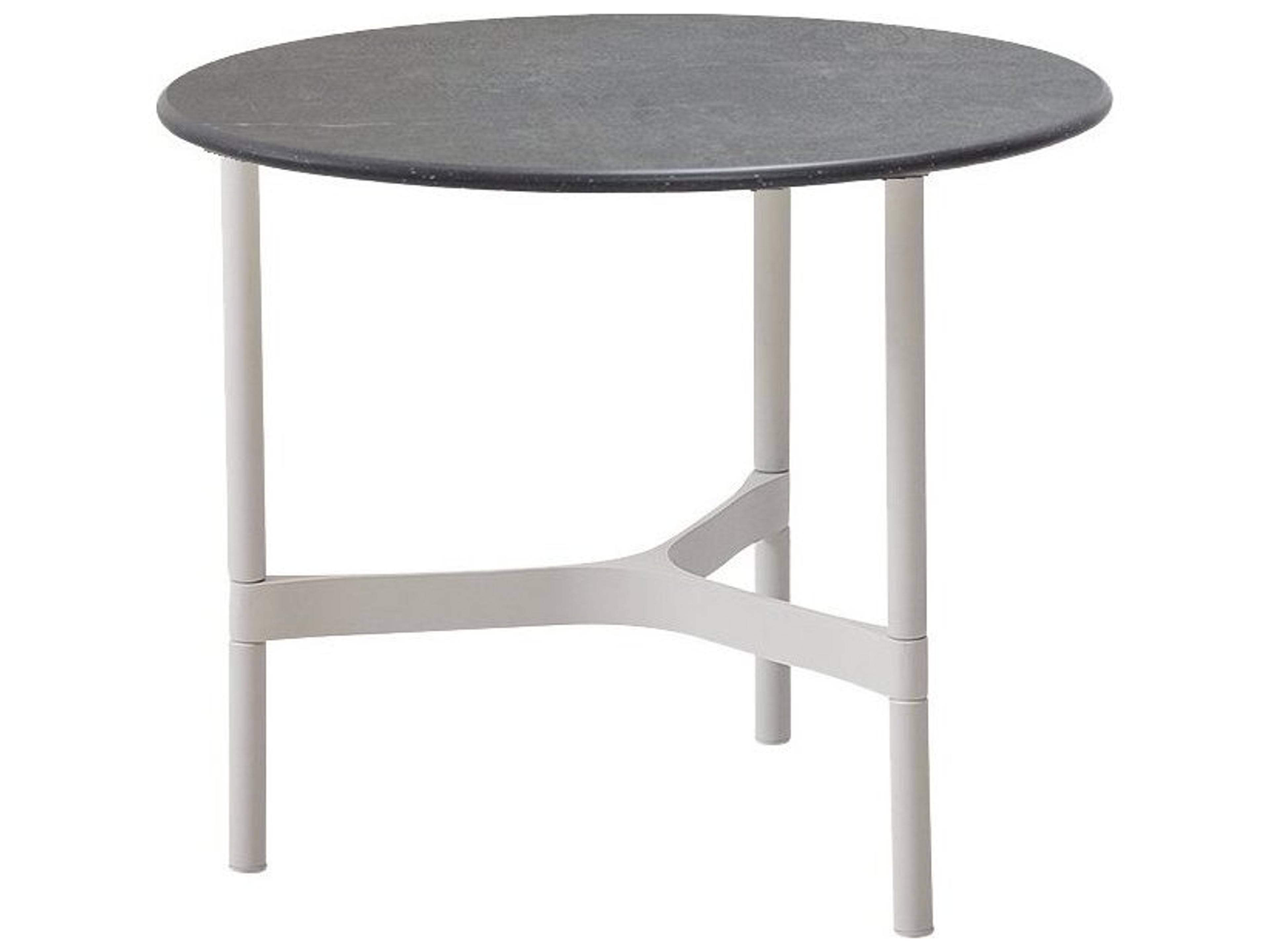 Cane Line Outdoor Twist Aluminum Small Coffee Table Base