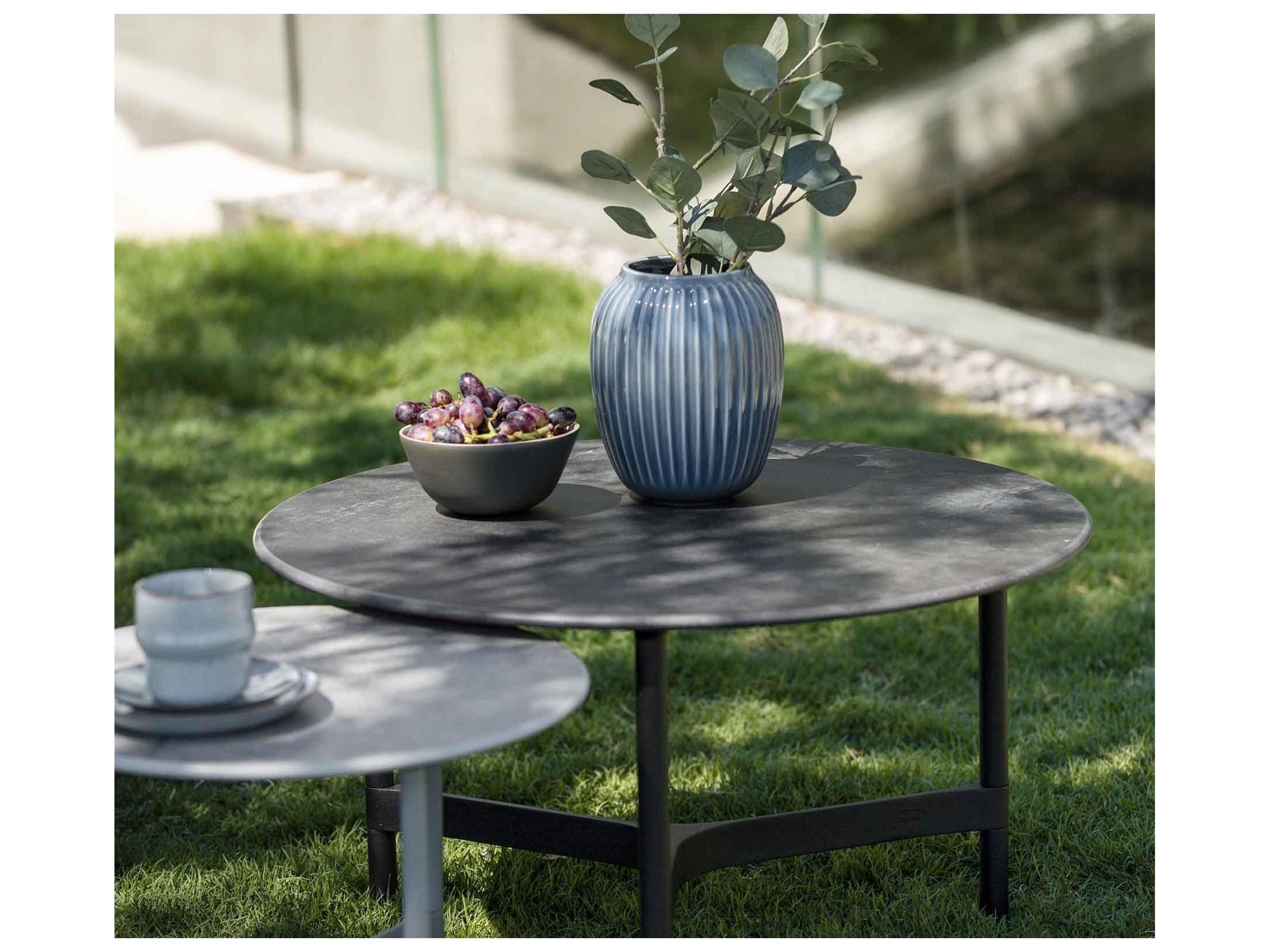 Cane Line Outdoor Twist Aluminum Medium Coffee Table Base