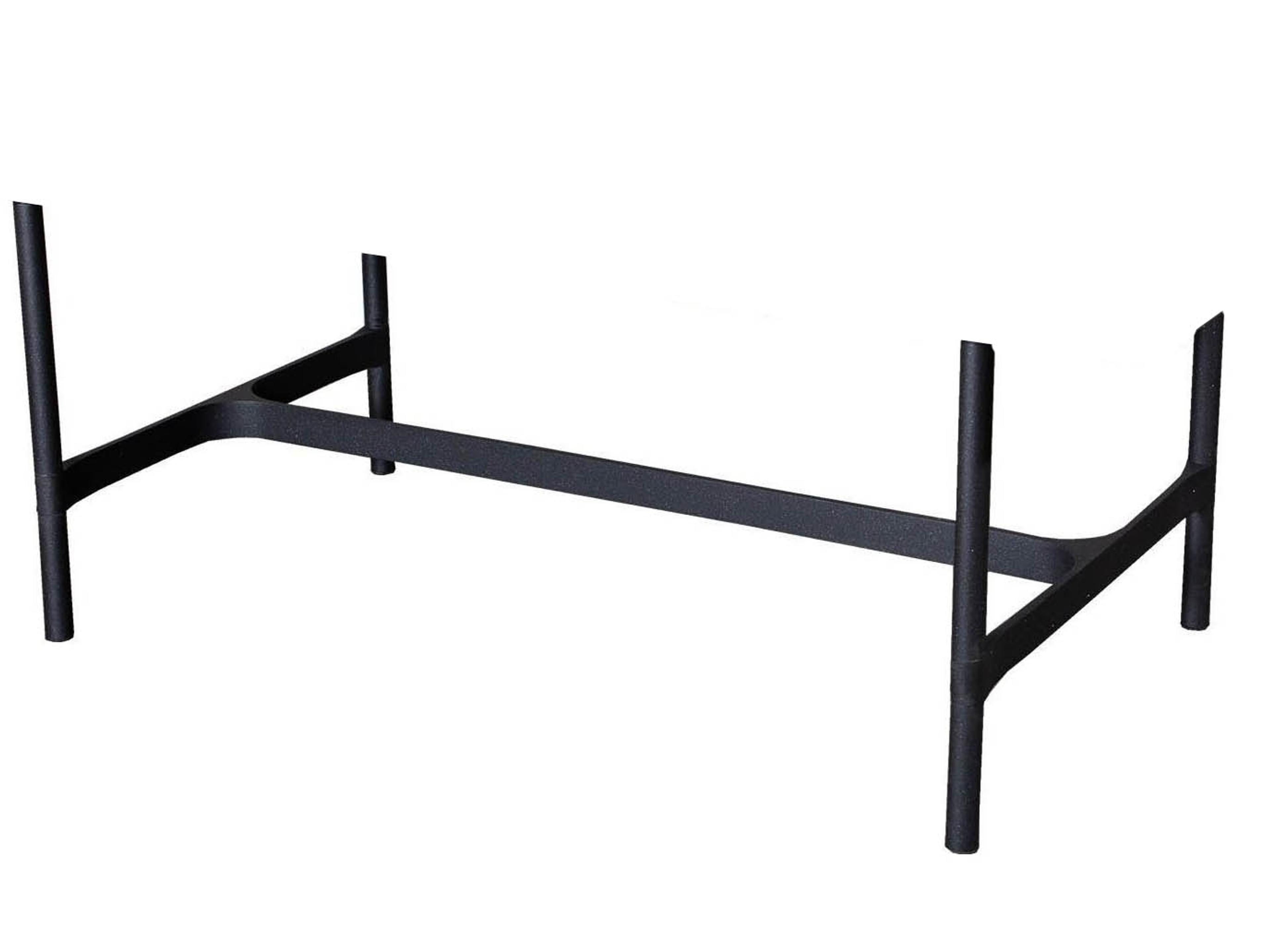 Twist Coffee Table Base Aluminum Rectangular