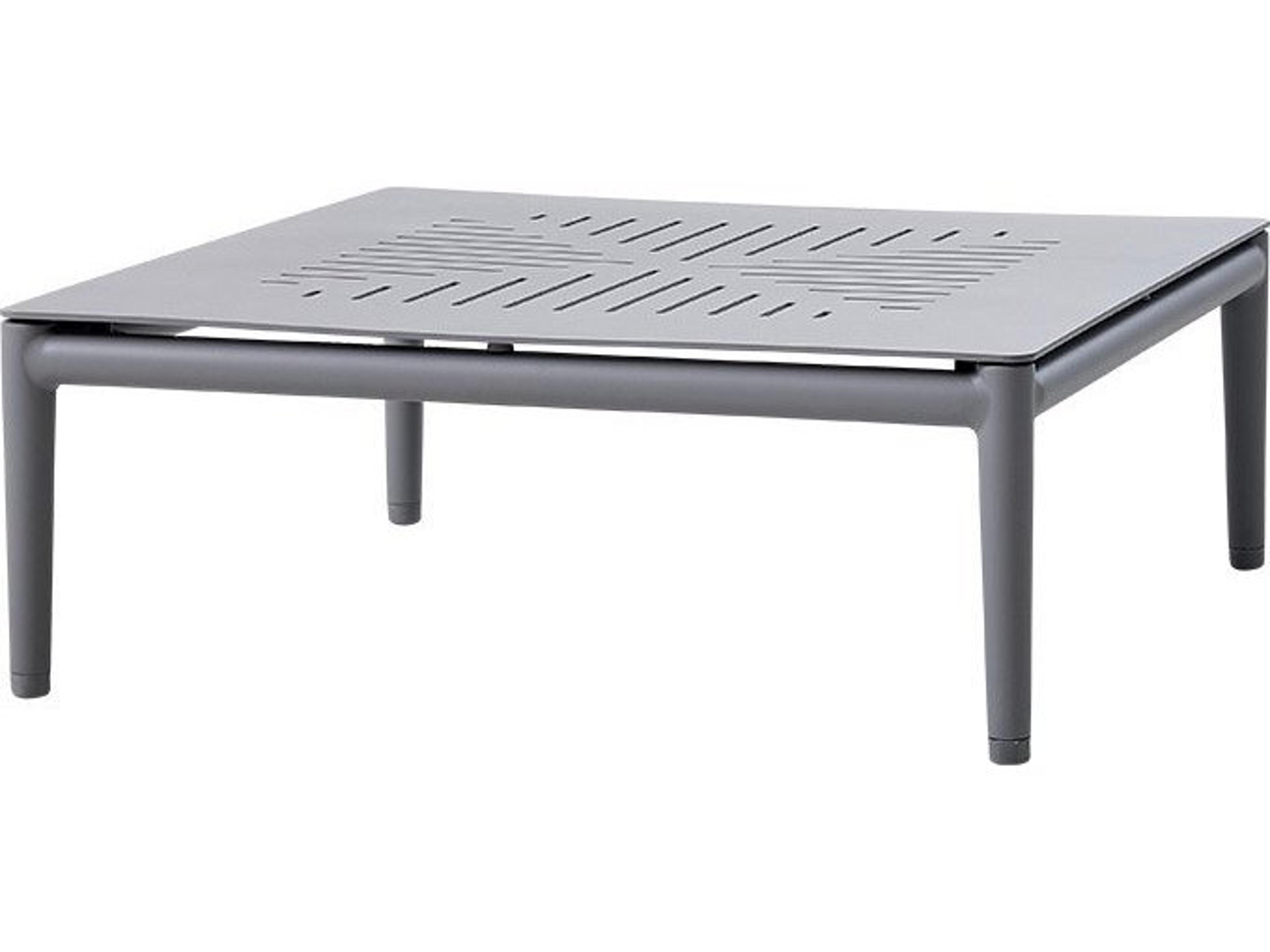 Cane Line Outdoor Conic Aluminum Square Coffee Table