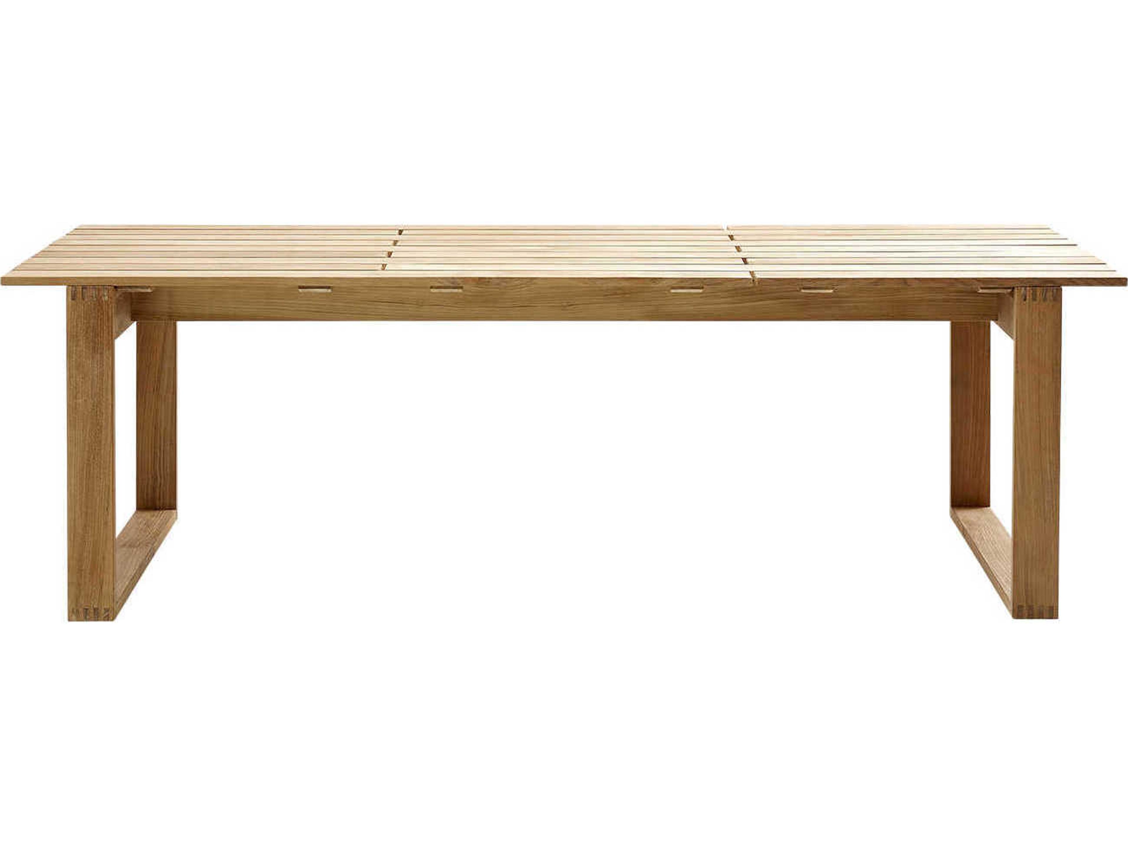Cane Line Outdoor Endless Teak Rectangular Dining Table