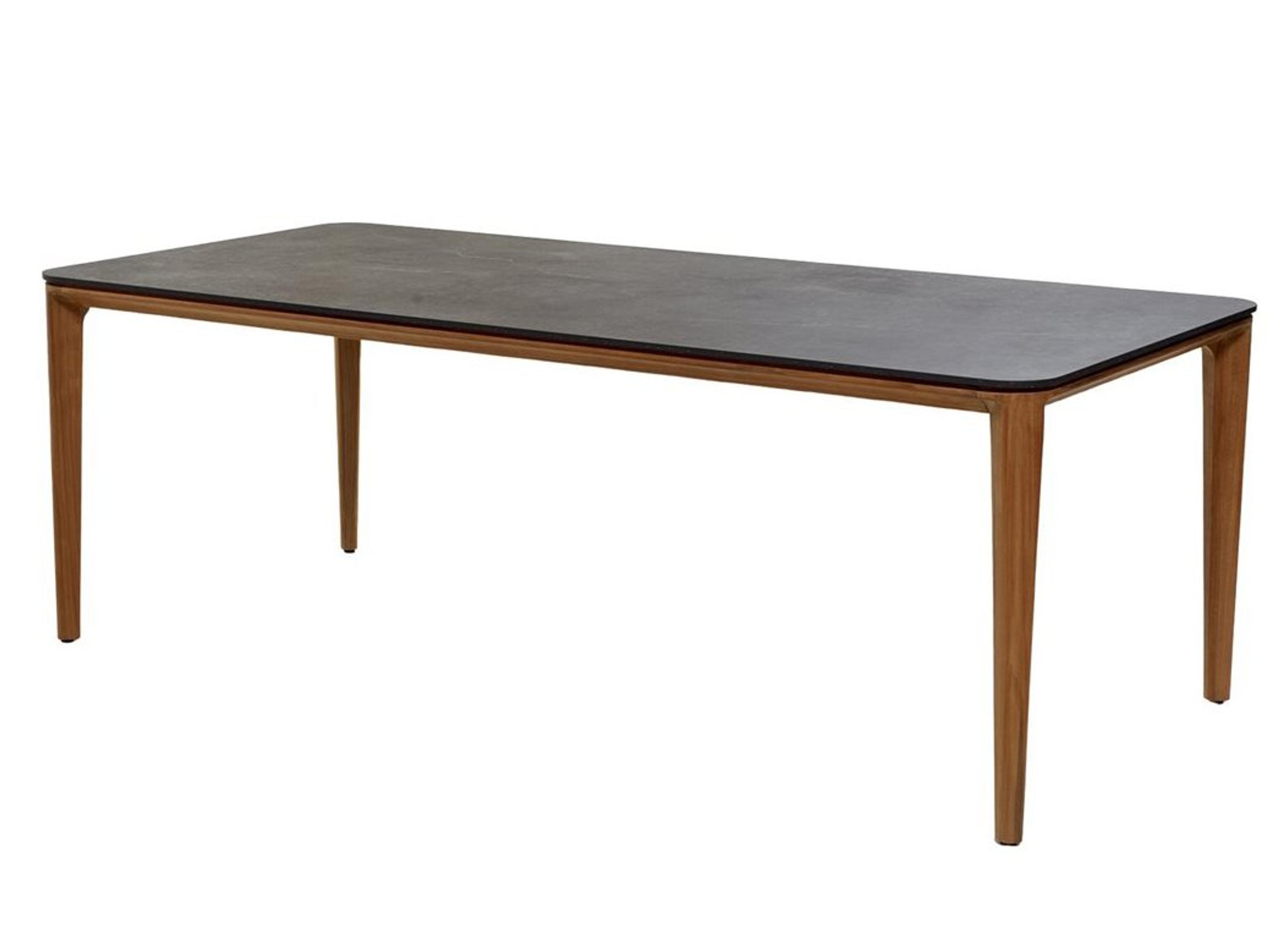 Aspect Teak and Ceramic Dining Table