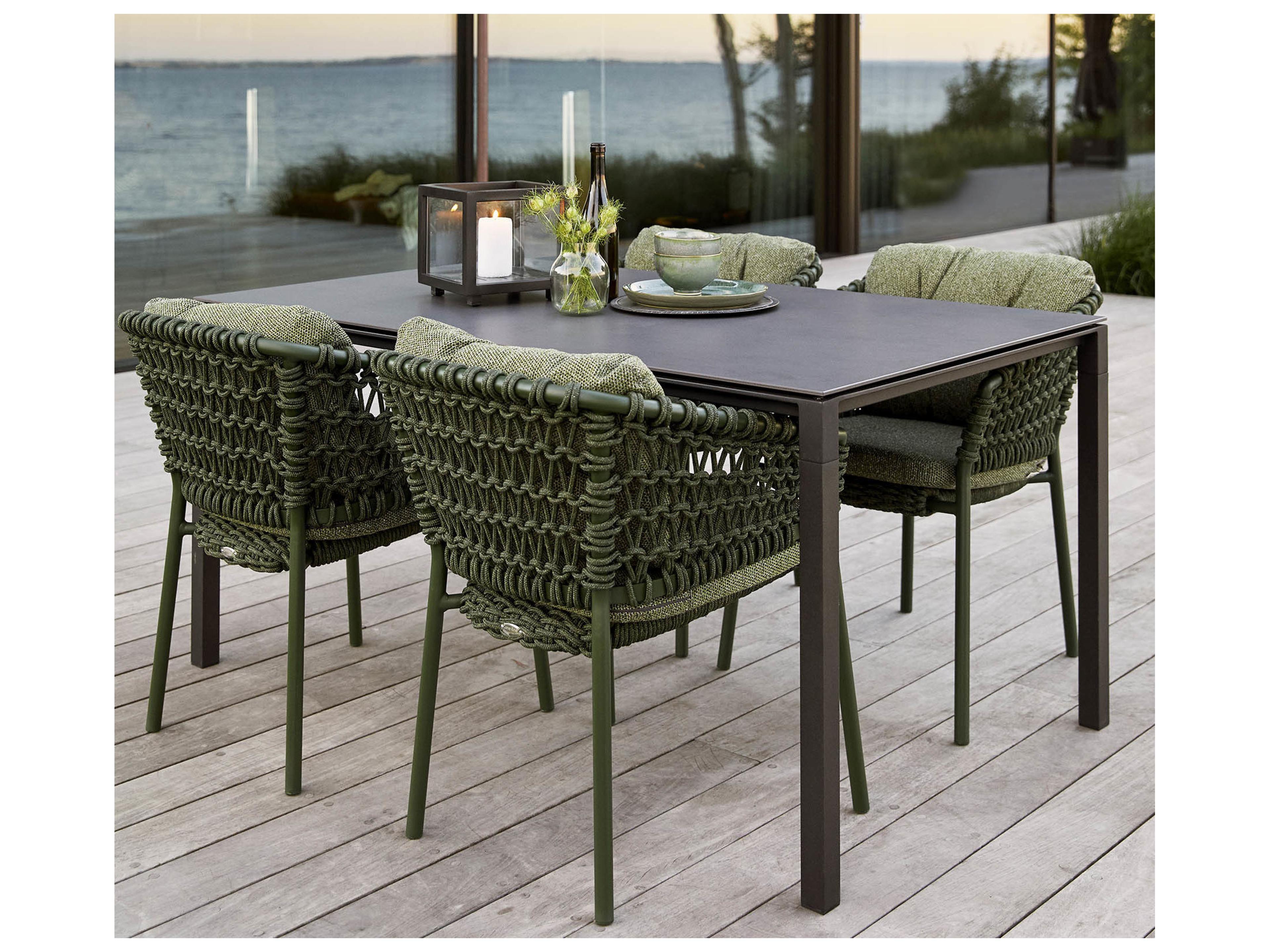 Cane Line Outdoor Pure Aluminum Dining Table Base