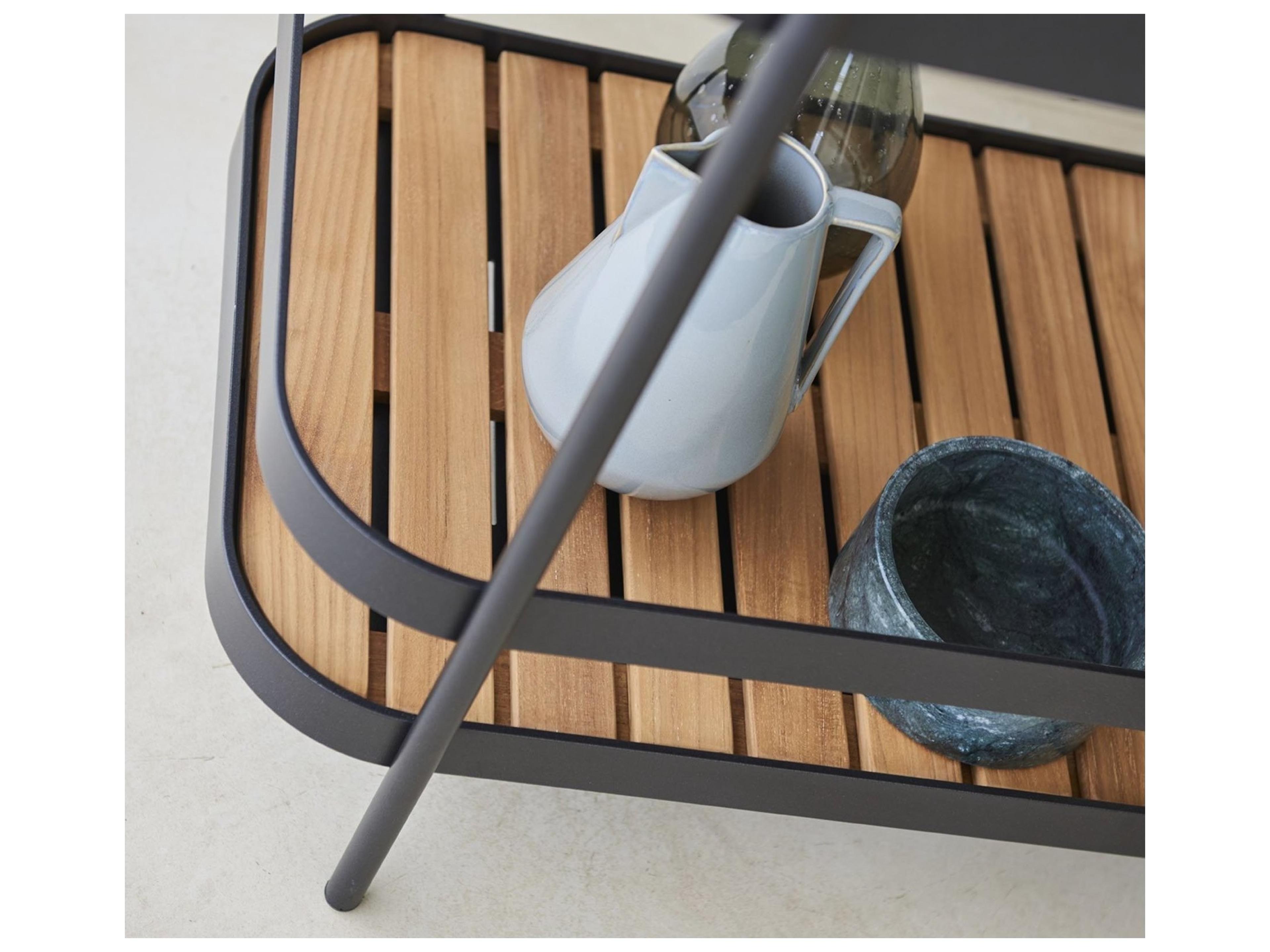 Cane Line Outdoor Roll Aluminum Bar Trolley