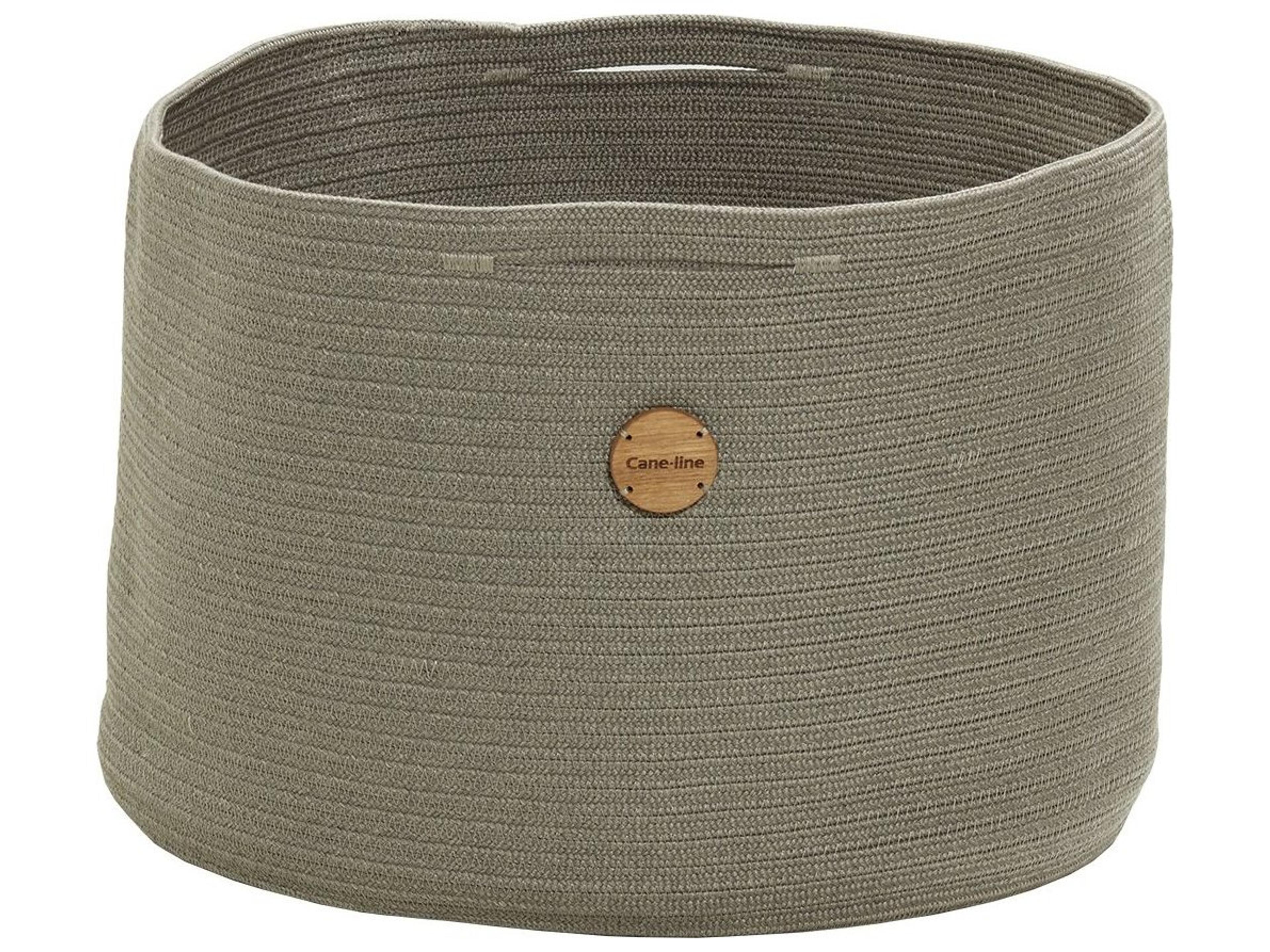 Cane Line Outdoor Soft Rope Large 19'' Round Basket