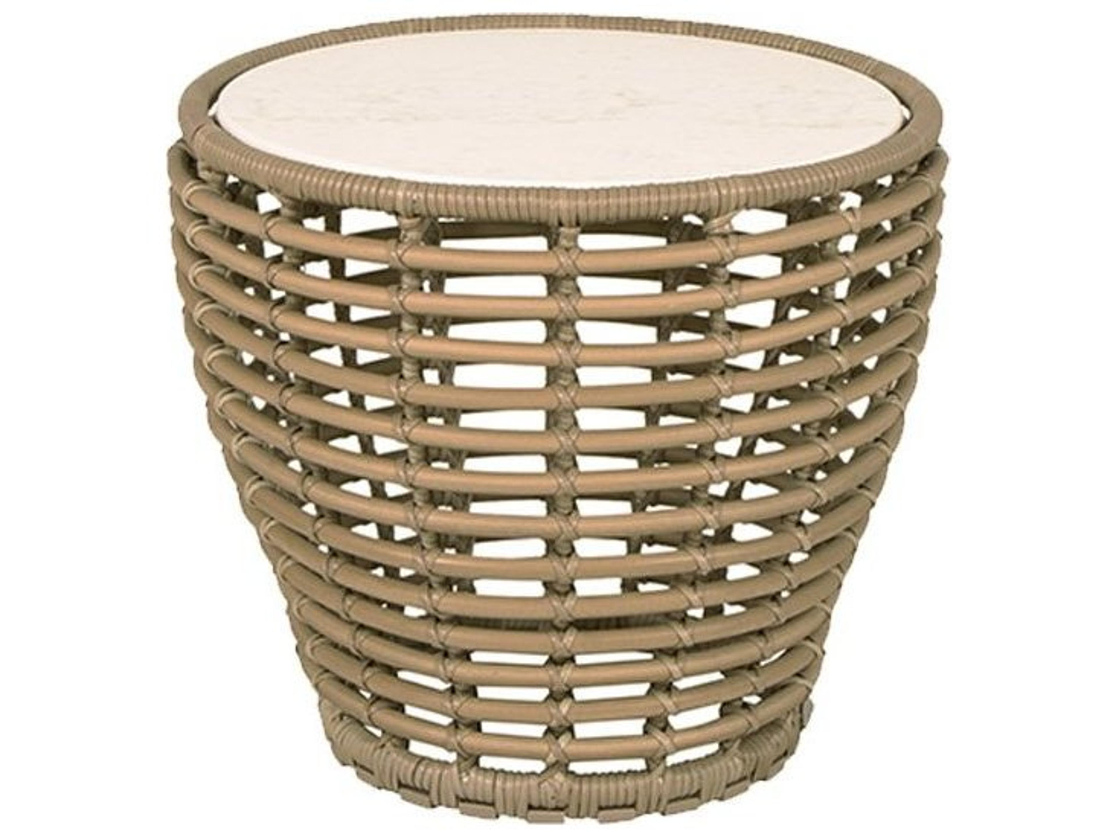 Basket Wicker Small Coffee Table Base