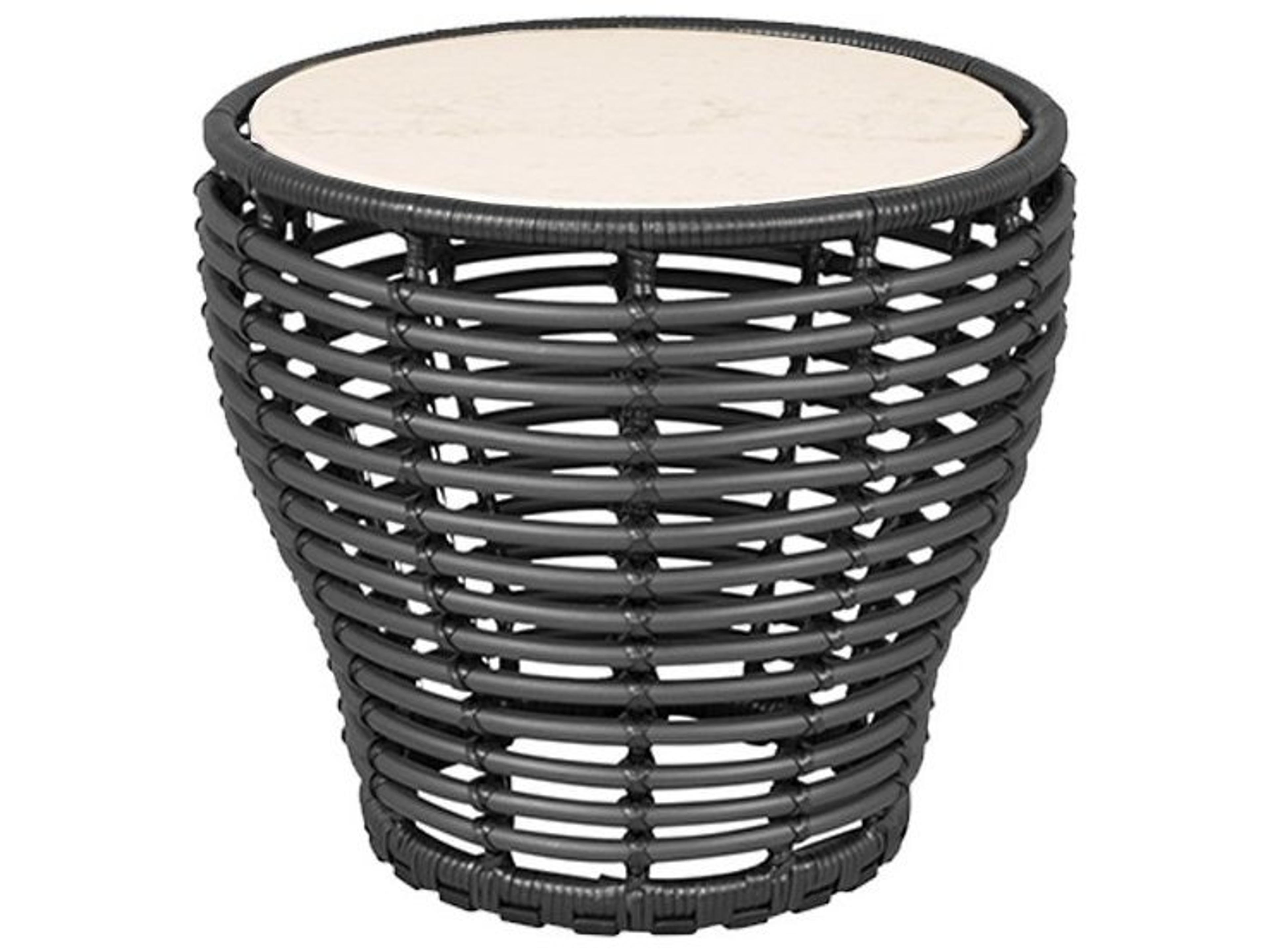 Cane Line Outdoor Basket Wicker Small Coffee Table Base