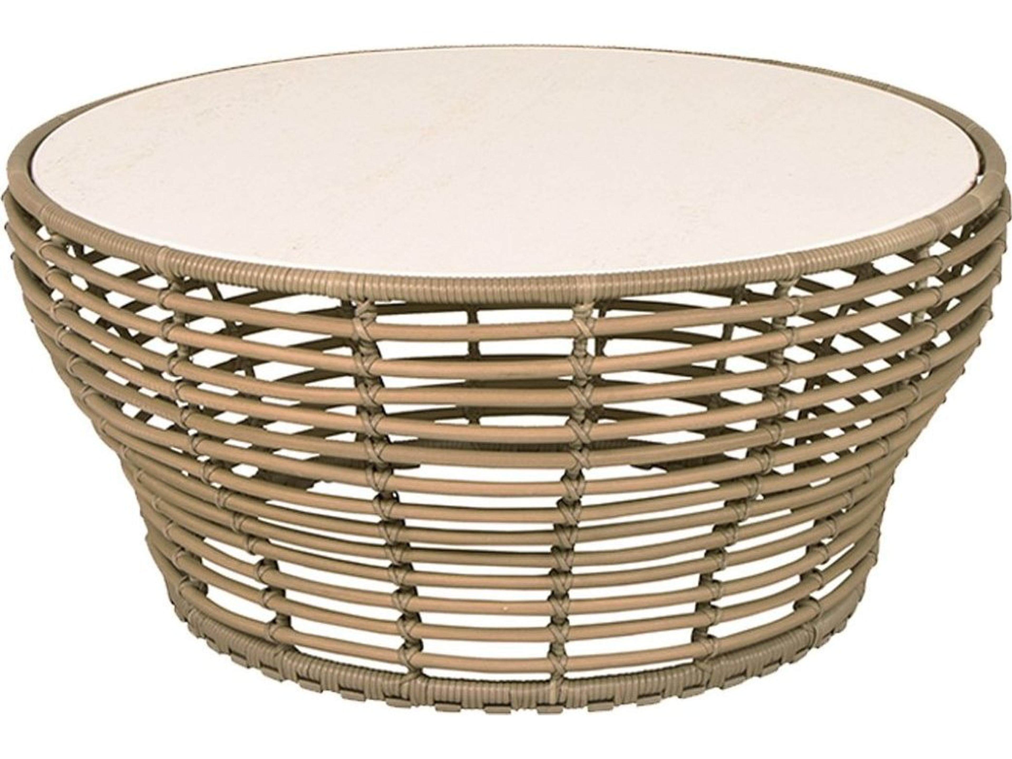 Basket Wicker Large Coffee Table Base