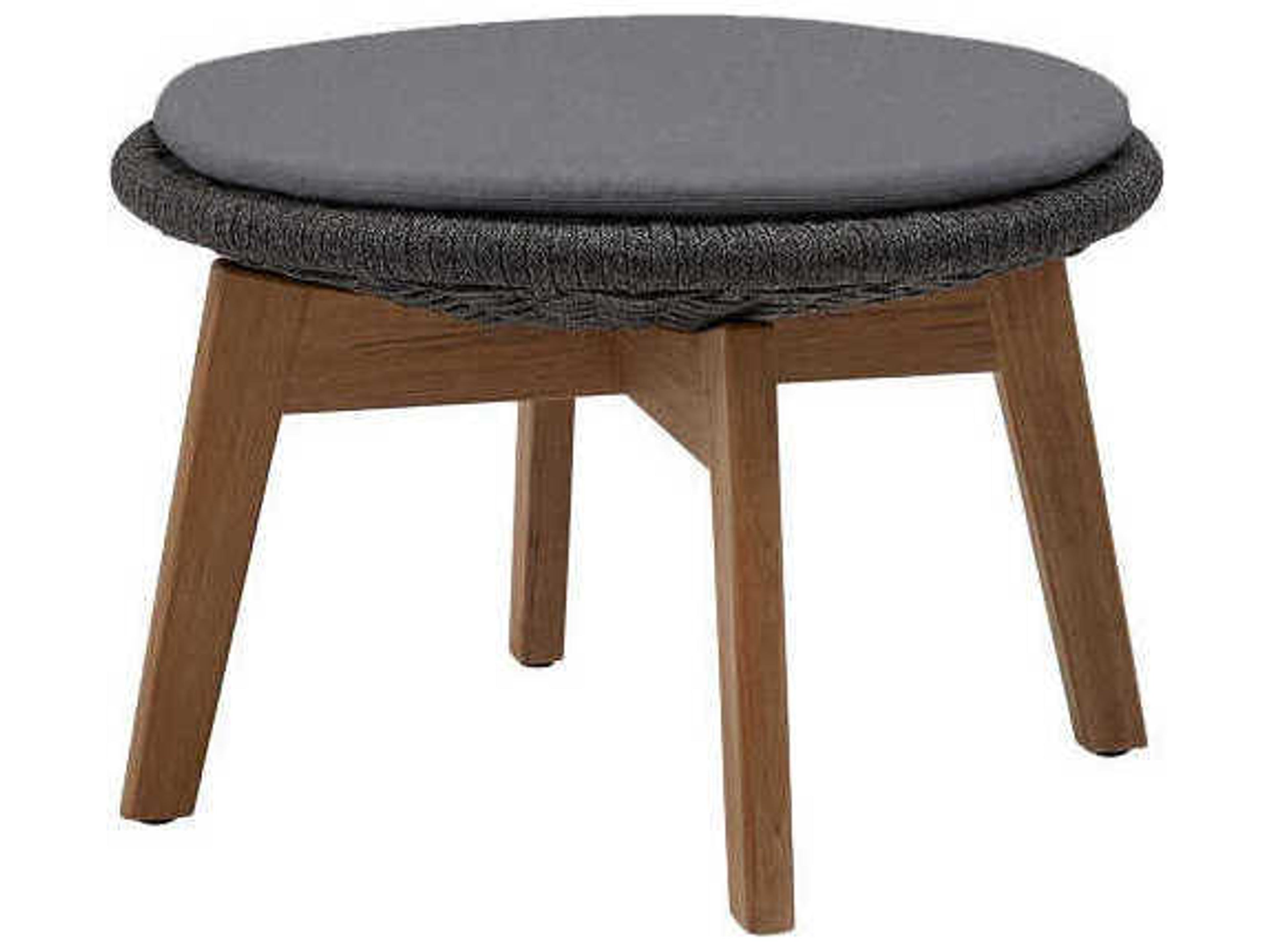 Peacock Soft Rope Ottoman Modern Footstool