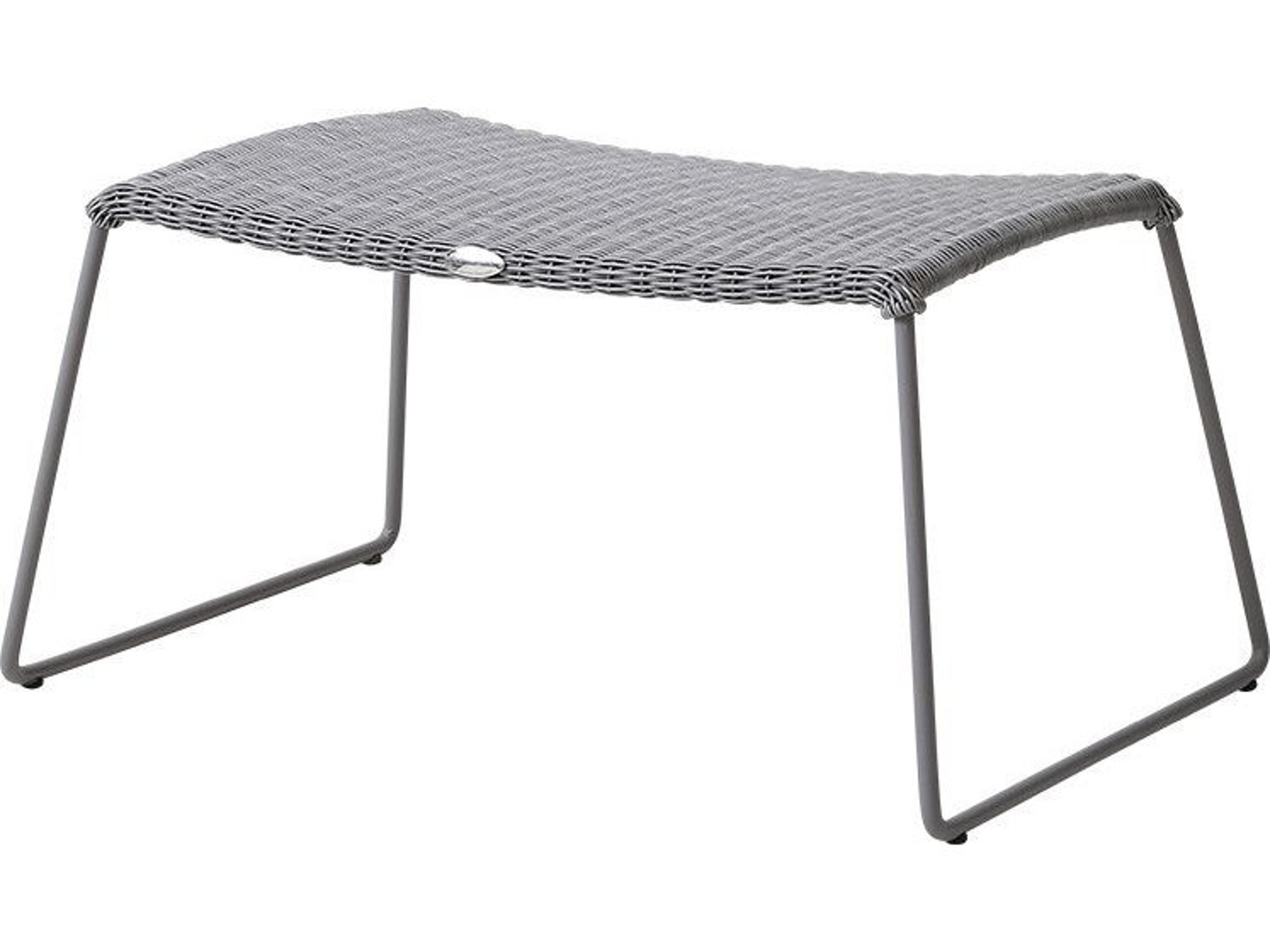 Cane Line Outdoor Breeze Aluminum Wicker Footstool