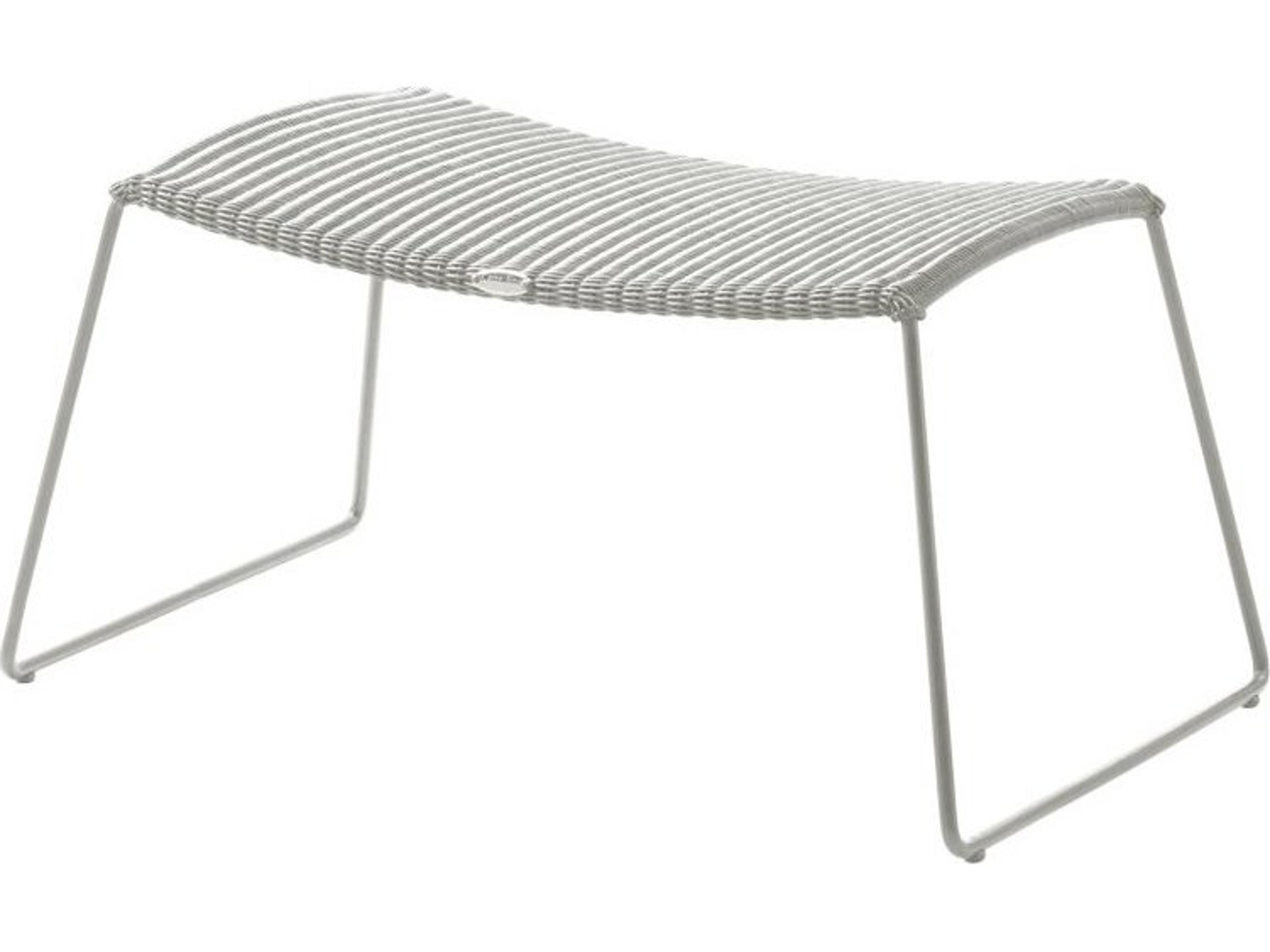 Cane Line Outdoor Breeze Aluminum Wicker Footstool