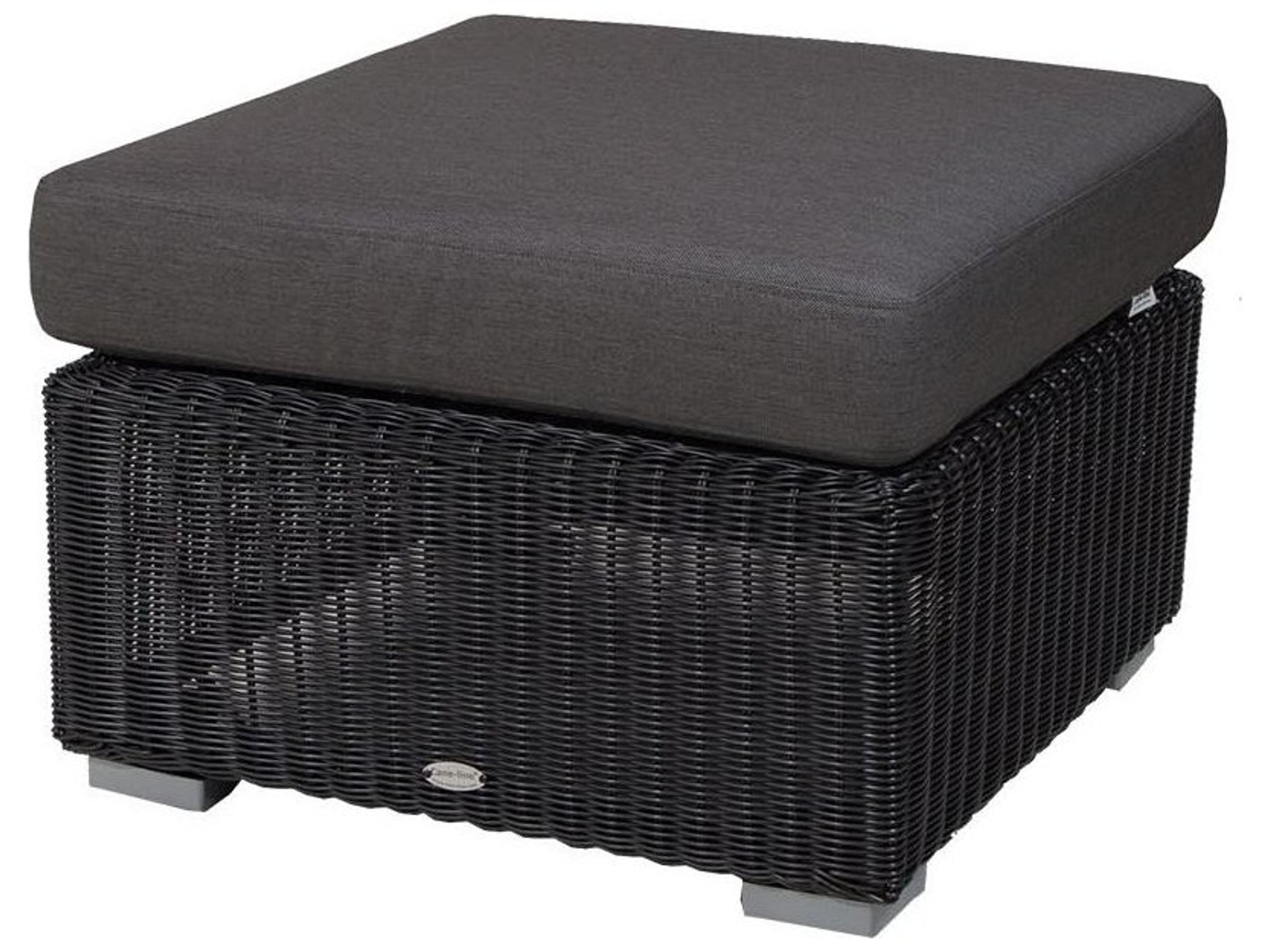 Chester Wicker 23'' Square Coffee Table/Footstool