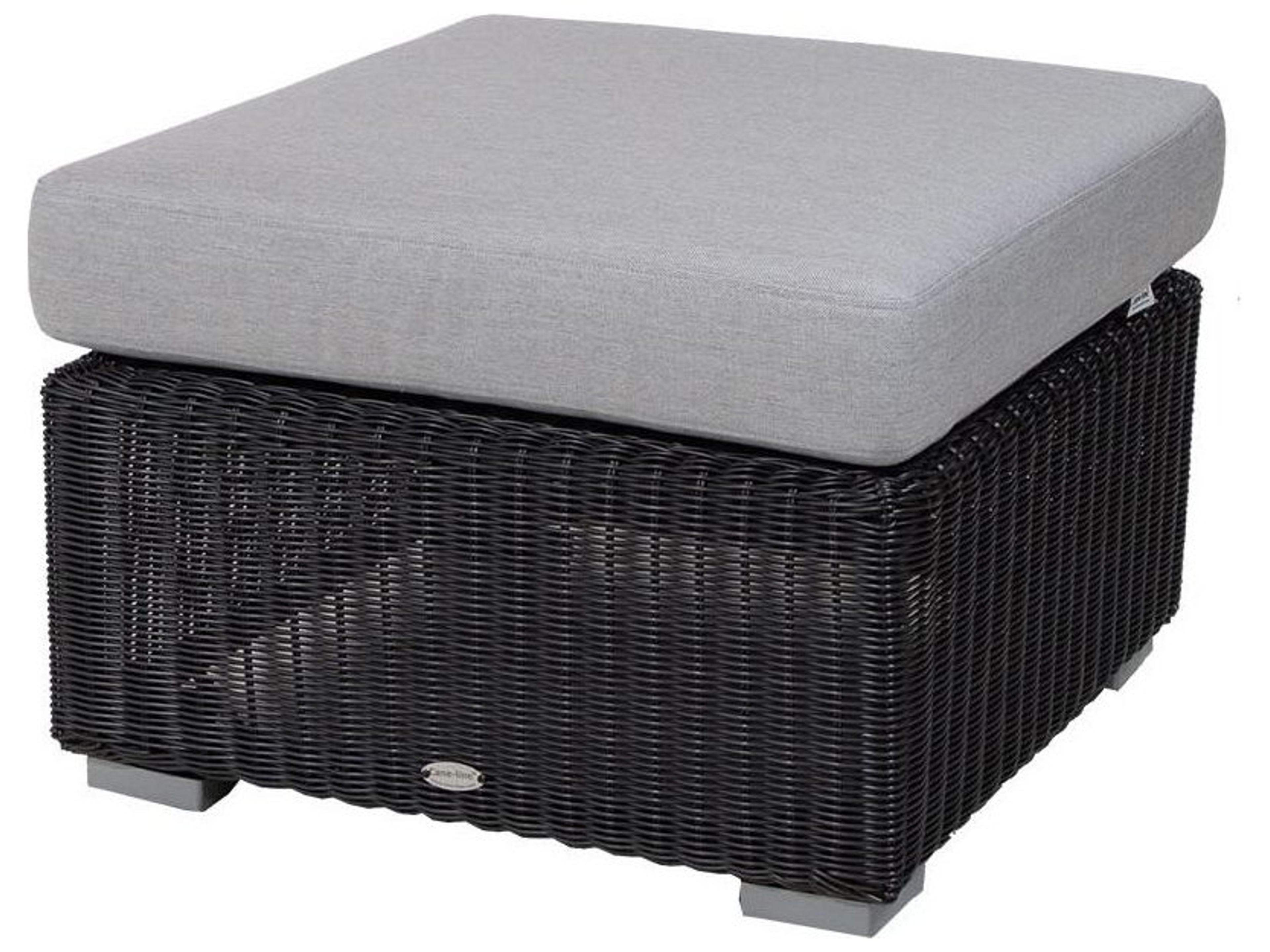 Cane Line Outdoor Chester Wicker 23'' Square Coffee Table/Footstool