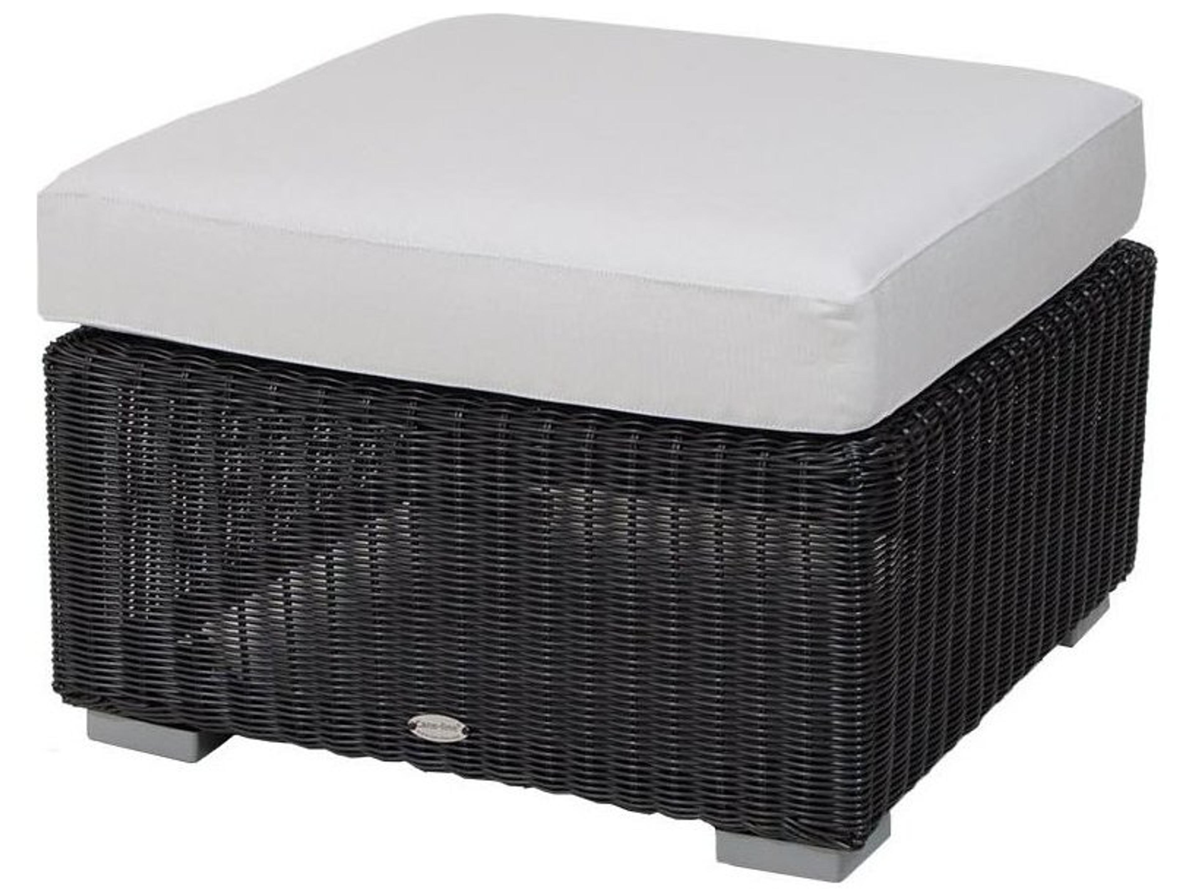 Cane Line Outdoor Chester Wicker 23'' Square Coffee Table/Footstool