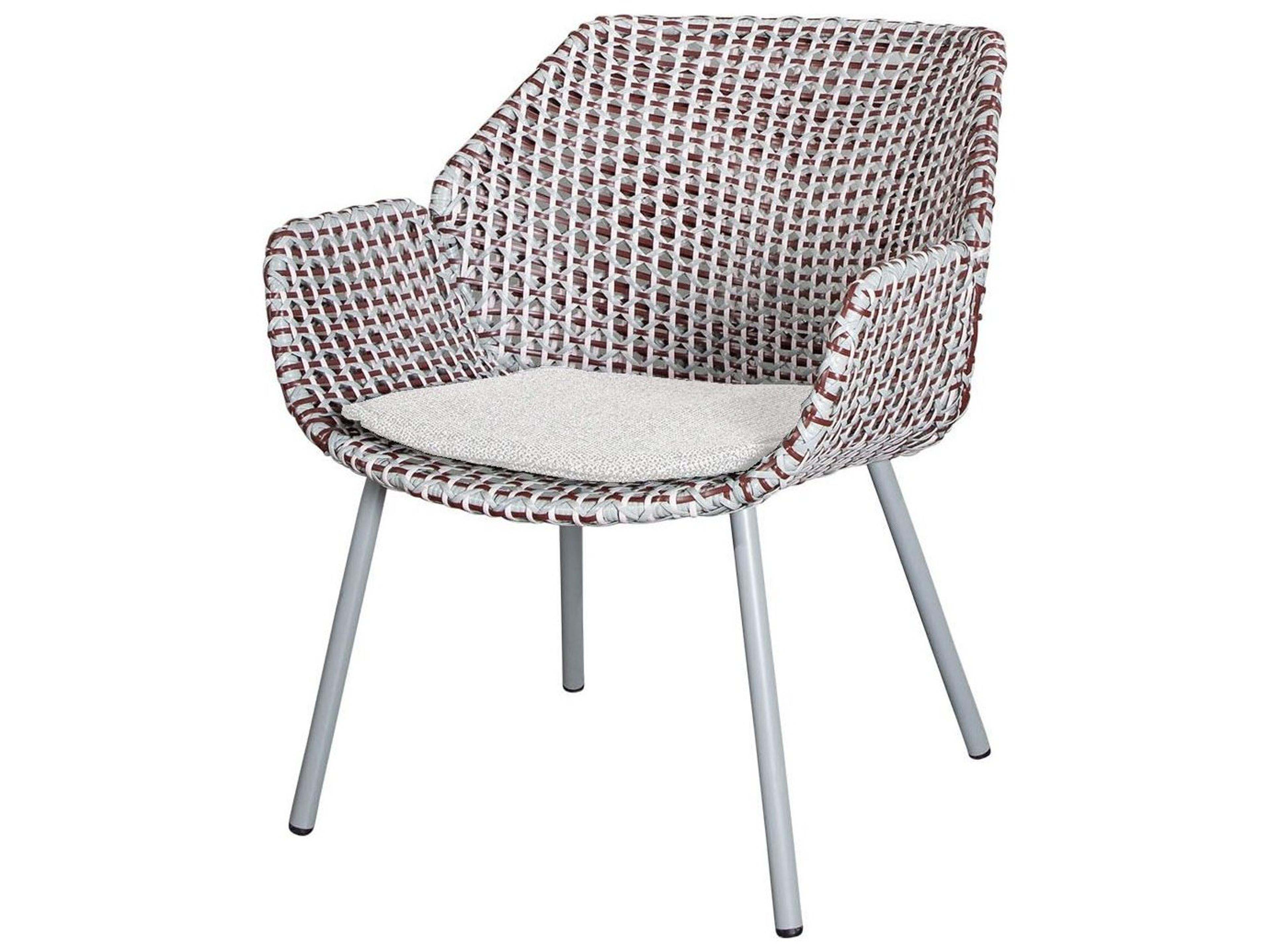 Cane Line Outdoor Vibe Aluminum Wicker Lounge Chair