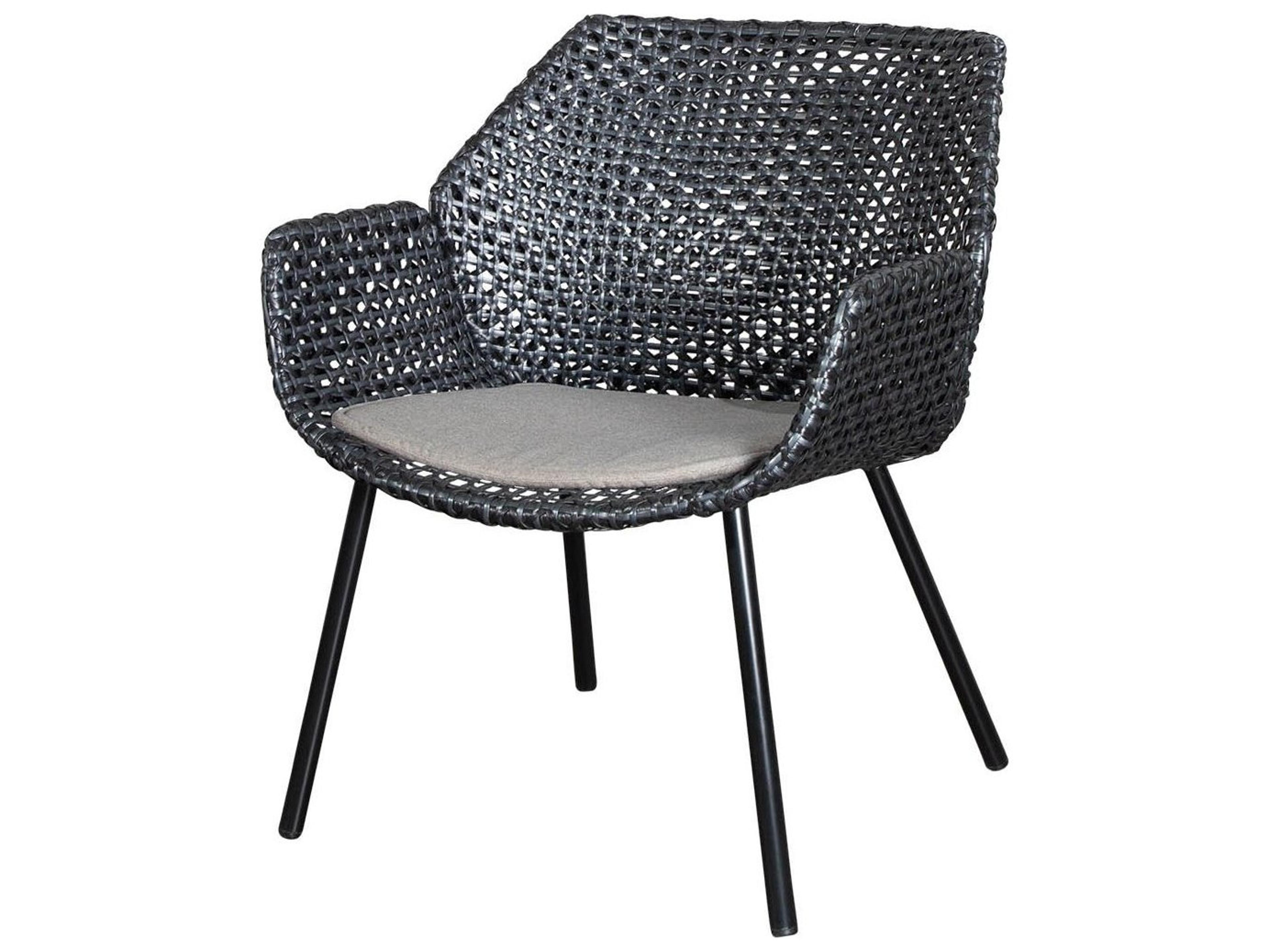Cane Line Outdoor Vibe Aluminum Wicker Lounge Chair