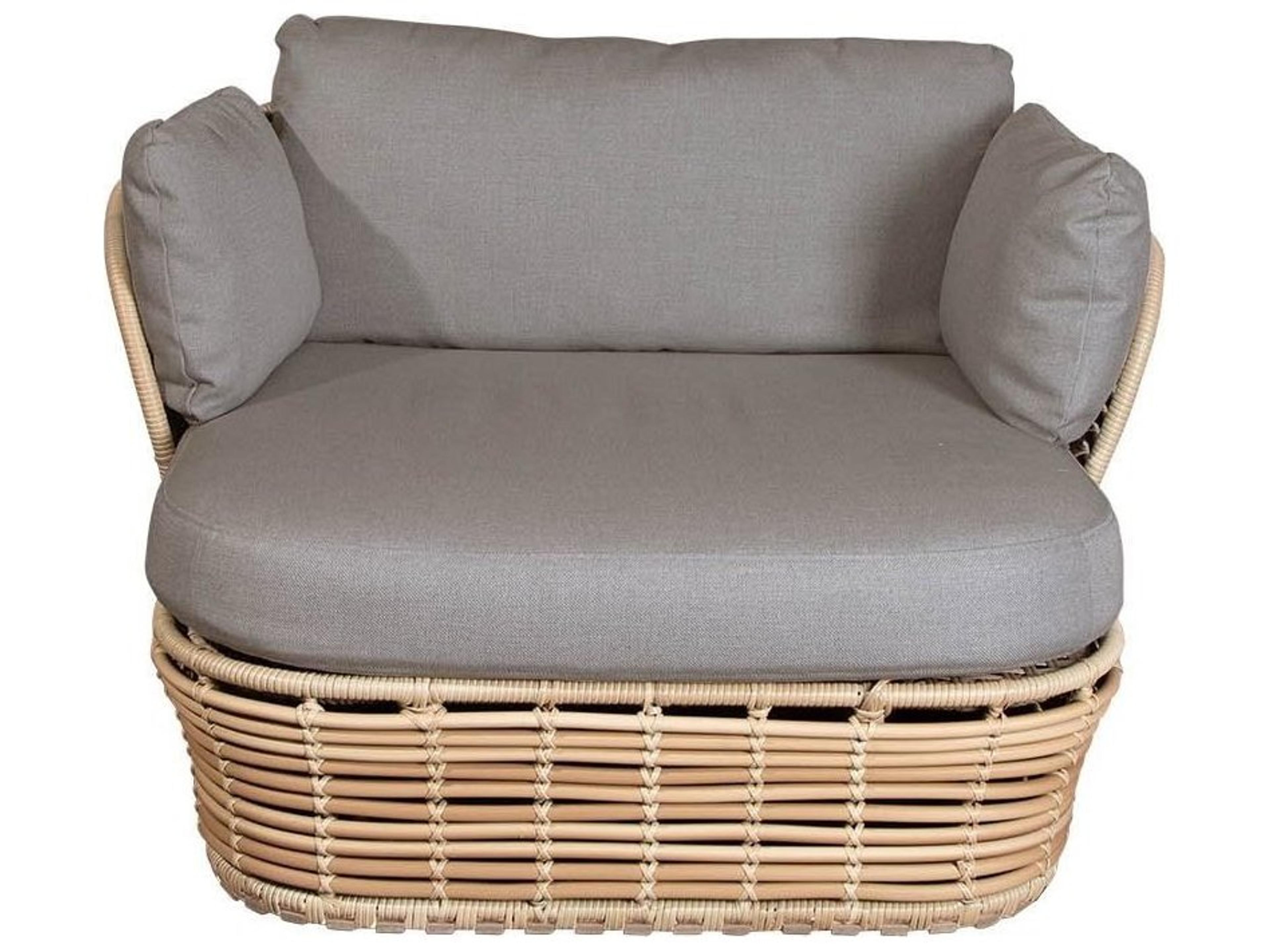 Cane Line Outdoor Basket Wicker Lounge Chair