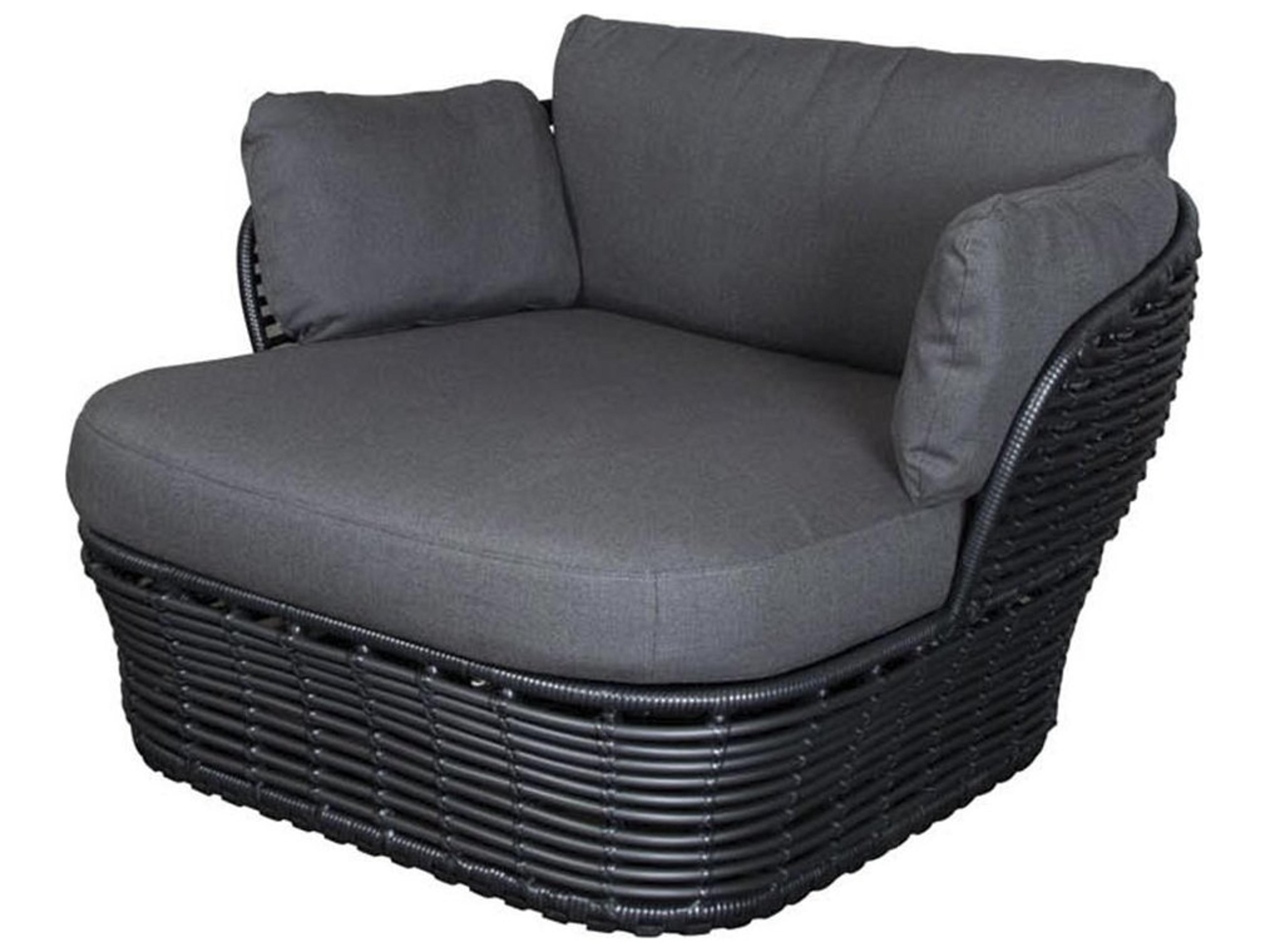 Cane Line Outdoor Basket Wicker Lounge Chair
