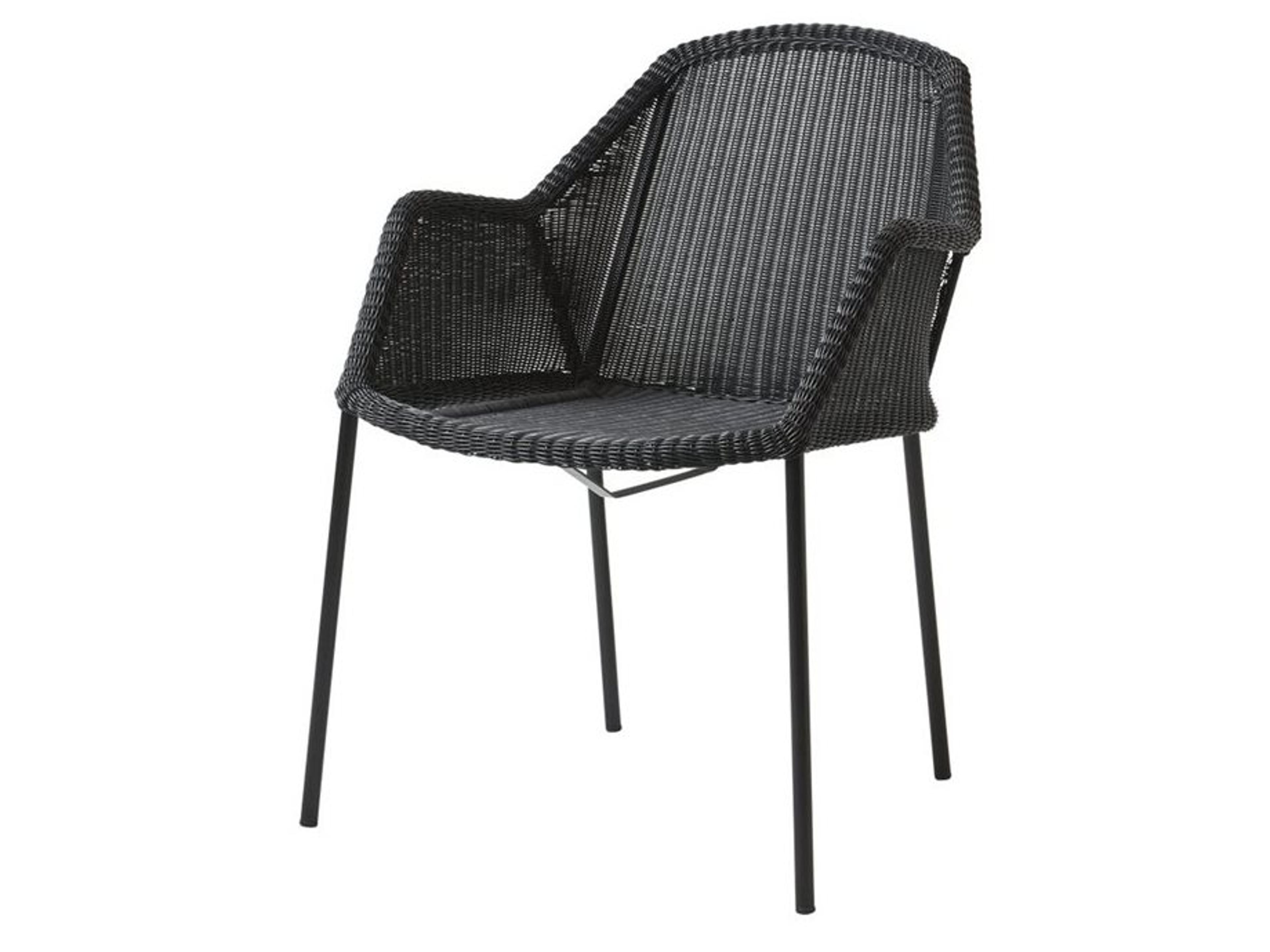 Cane Line Outdoor Breeze Aluminum Stackable Dining Arm Chair