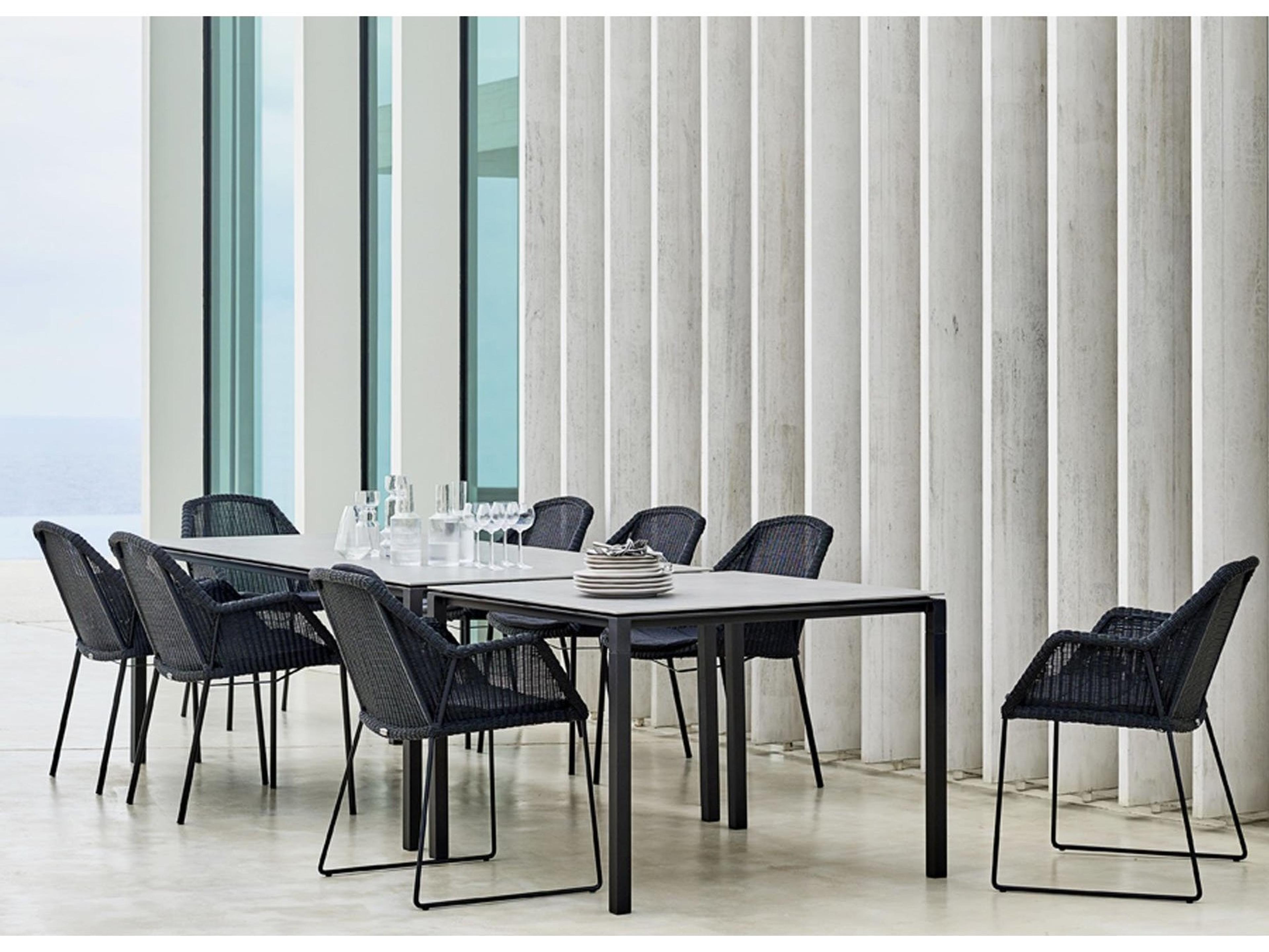 Cane Line Outdoor Breeze Aluminum Dining Arm Chair