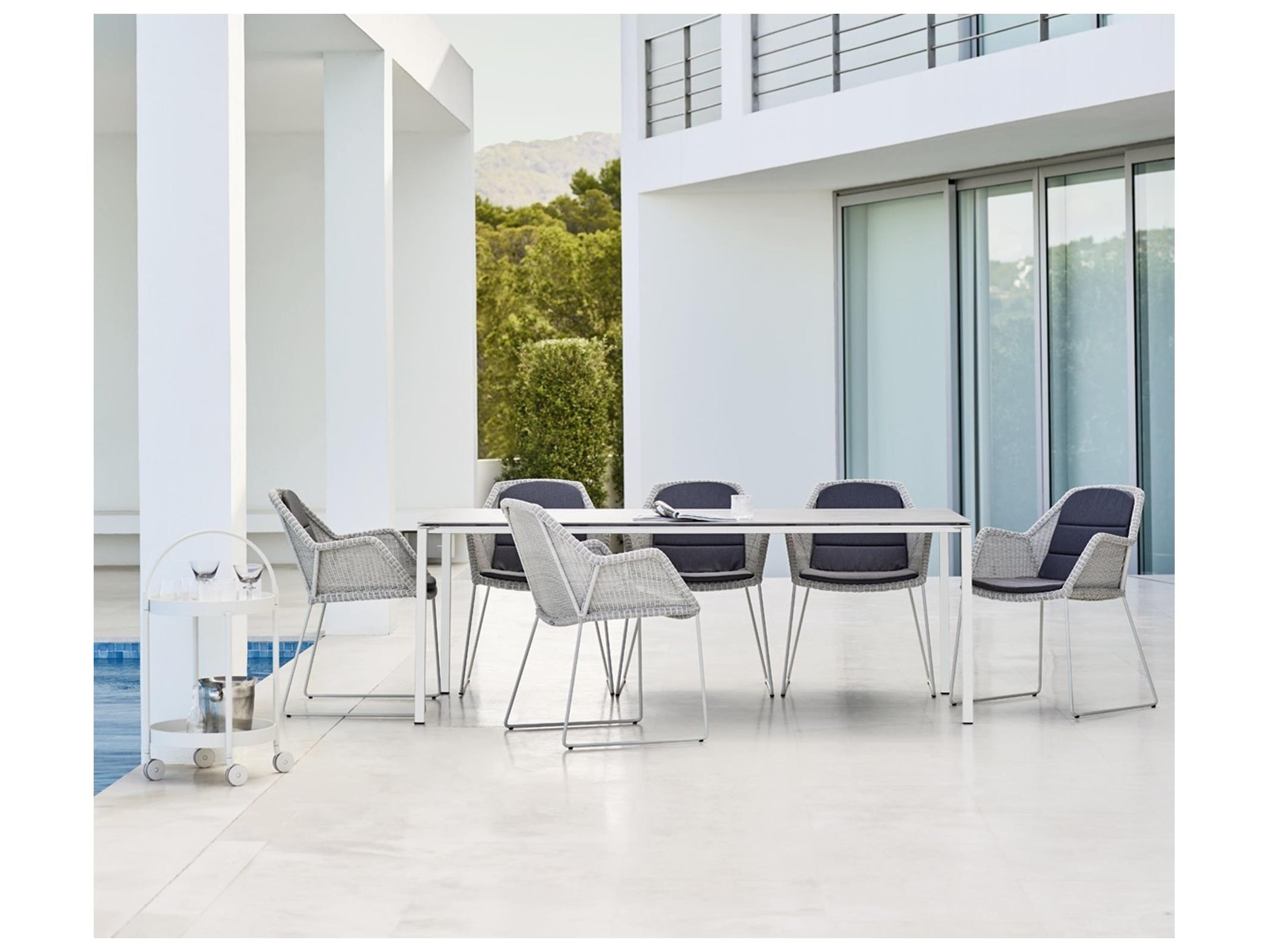 Cane Line Outdoor Breeze Aluminum Dining Arm Chair