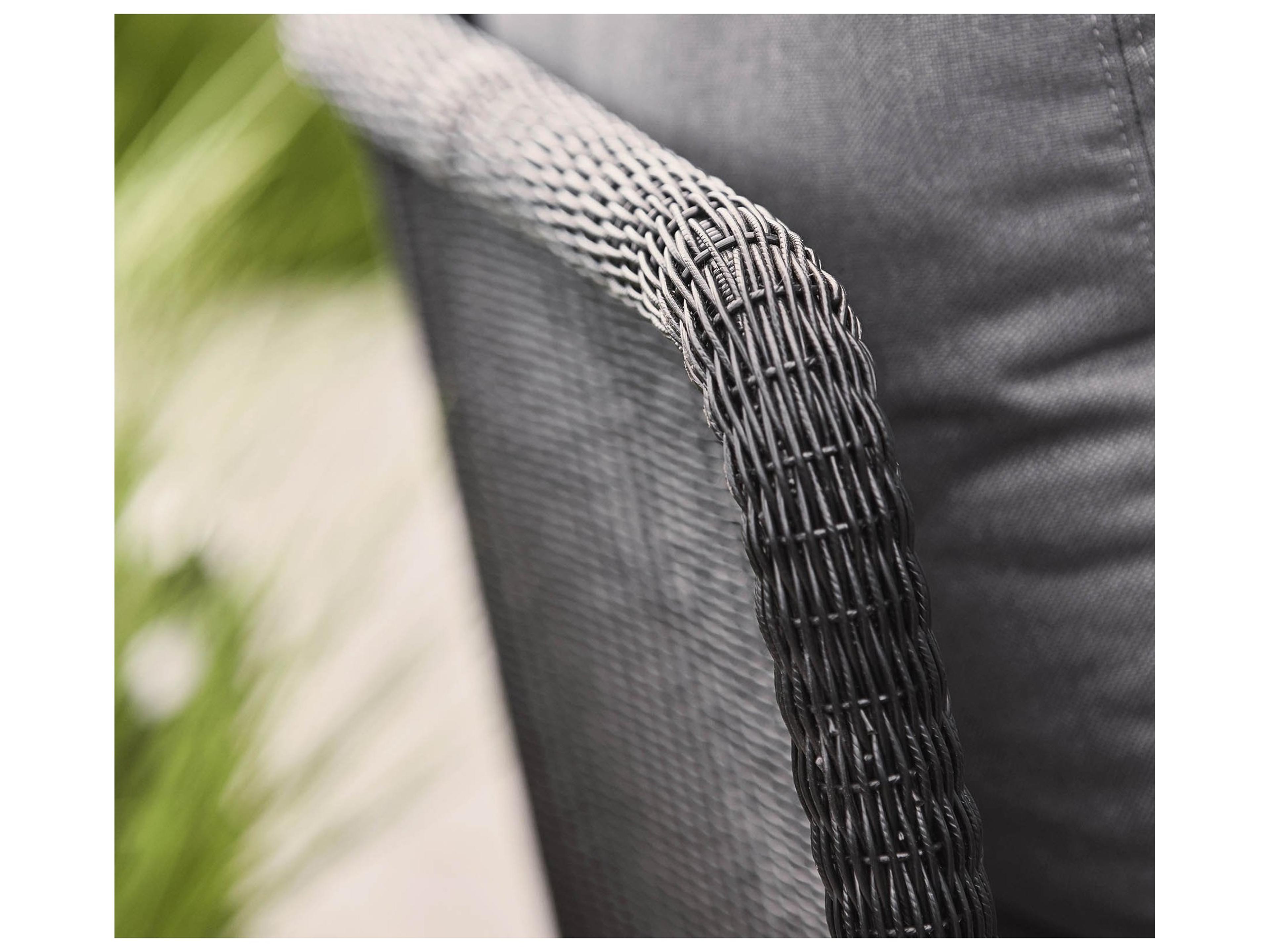 Cane Line Outdoor Horizon Steel Wicker Left Arm Sofa