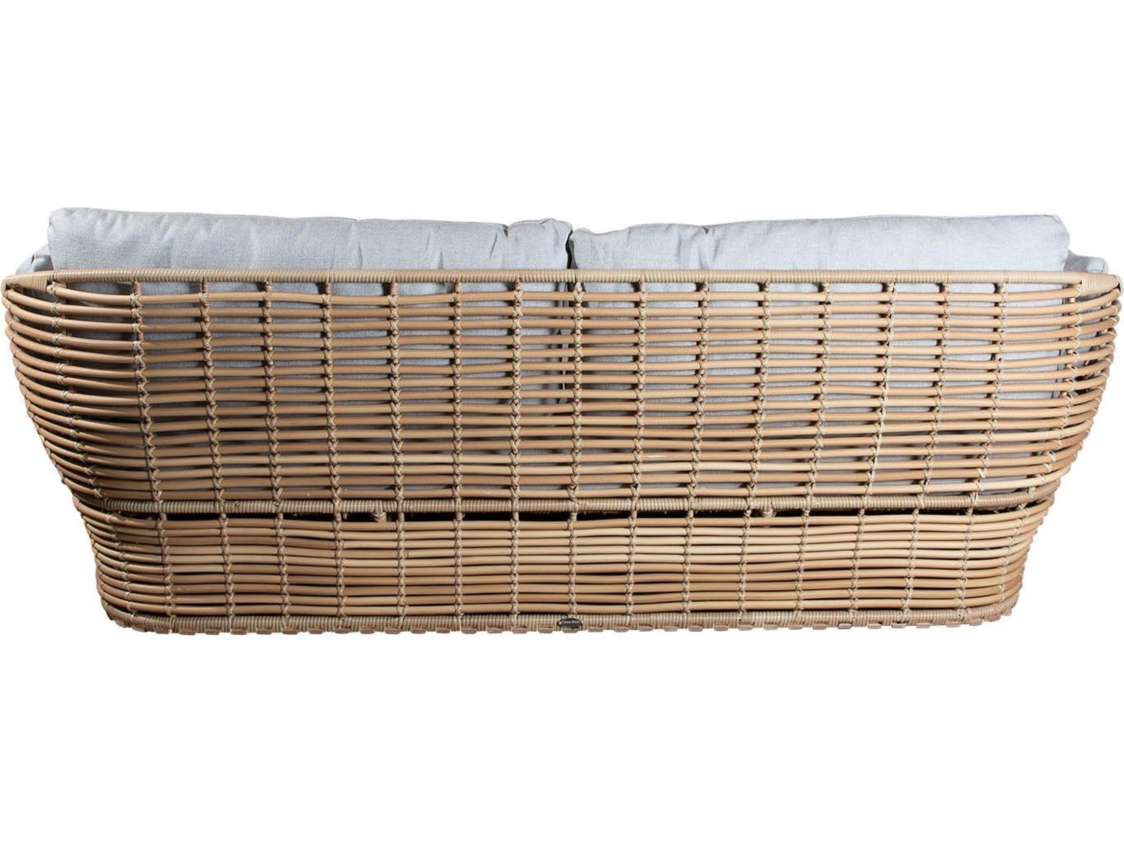 Cane Line Outdoor Basket Wicker Sofa