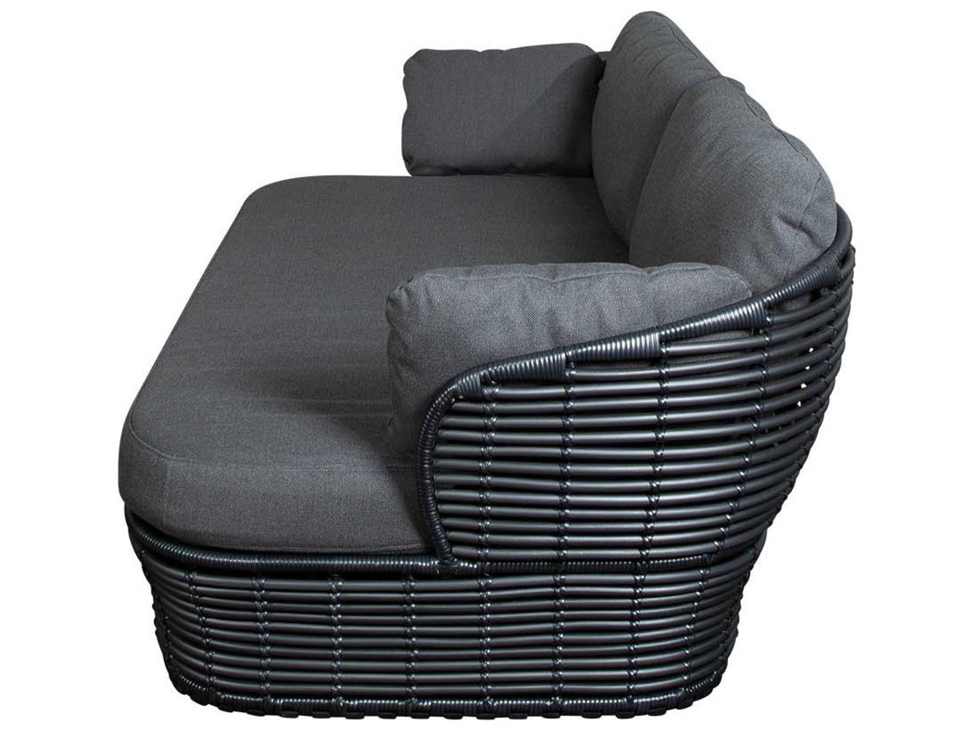 Cane Line Outdoor Basket Wicker Sofa