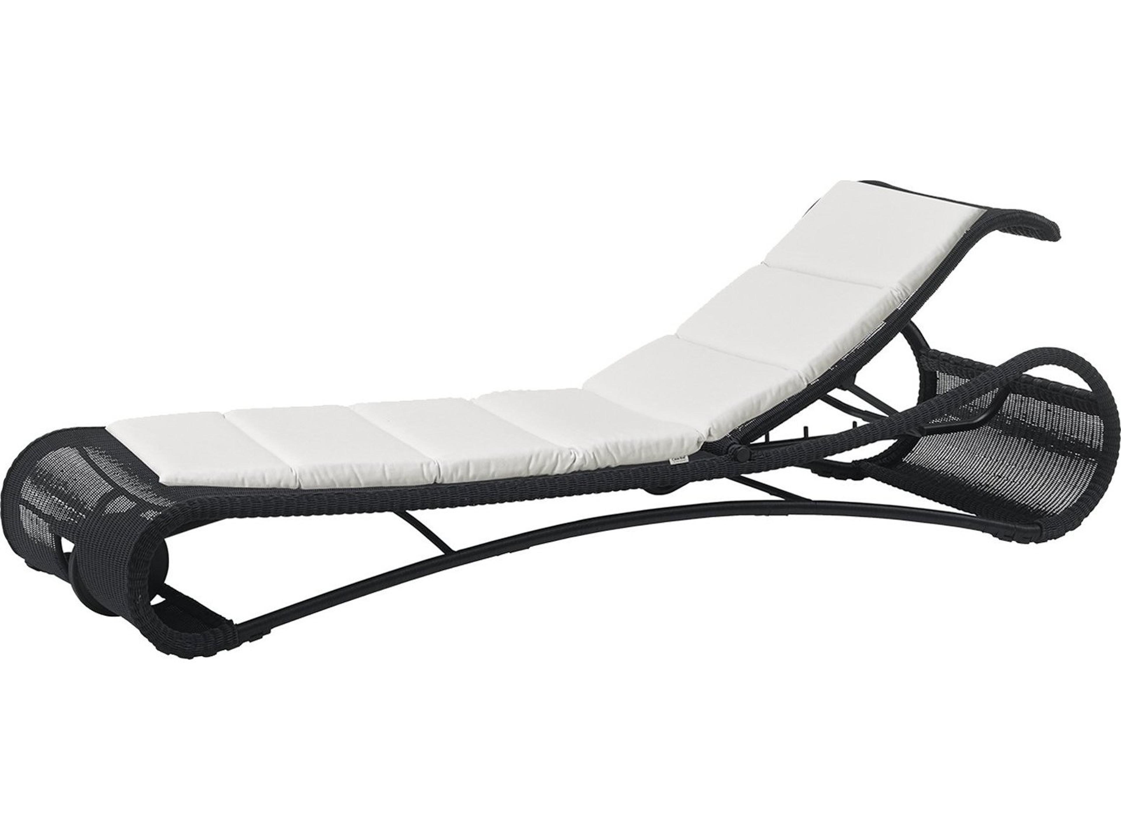 Cane Line Outdoor Escape Aluminum Wicker Sunbed Chaise Lounge