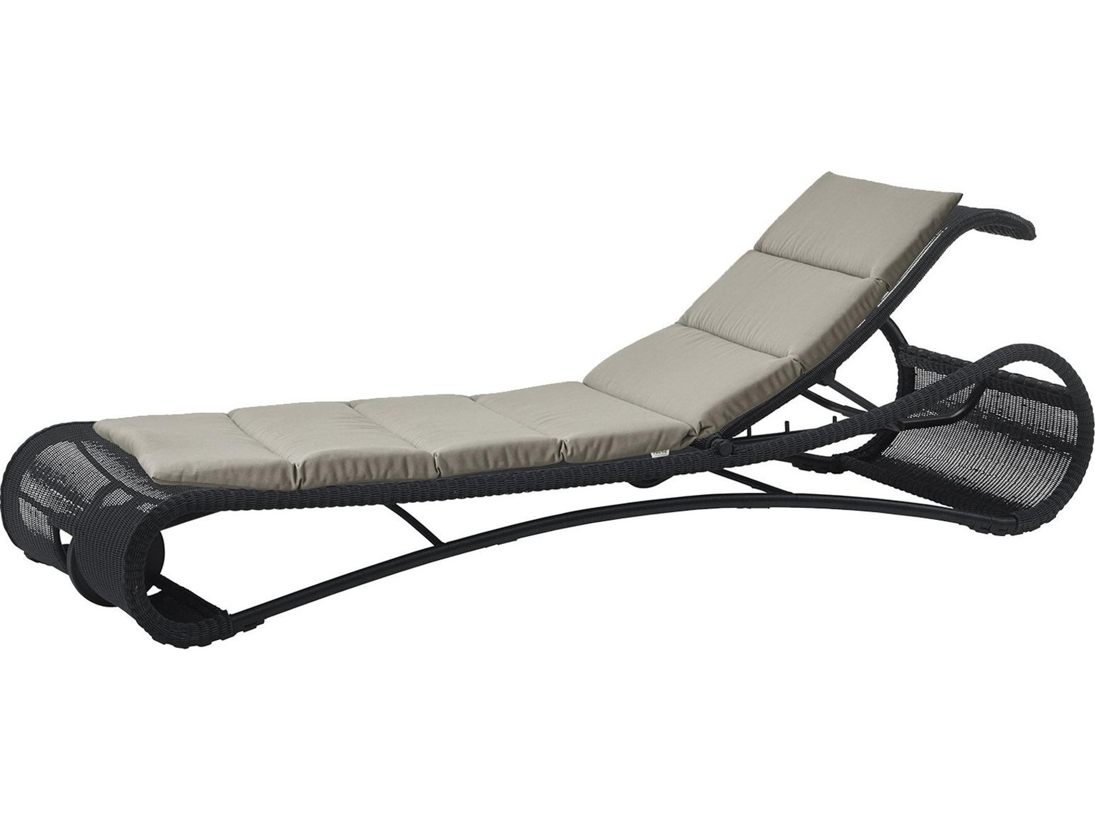 Cane Line Outdoor Escape Aluminum Wicker Sunbed Chaise Lounge