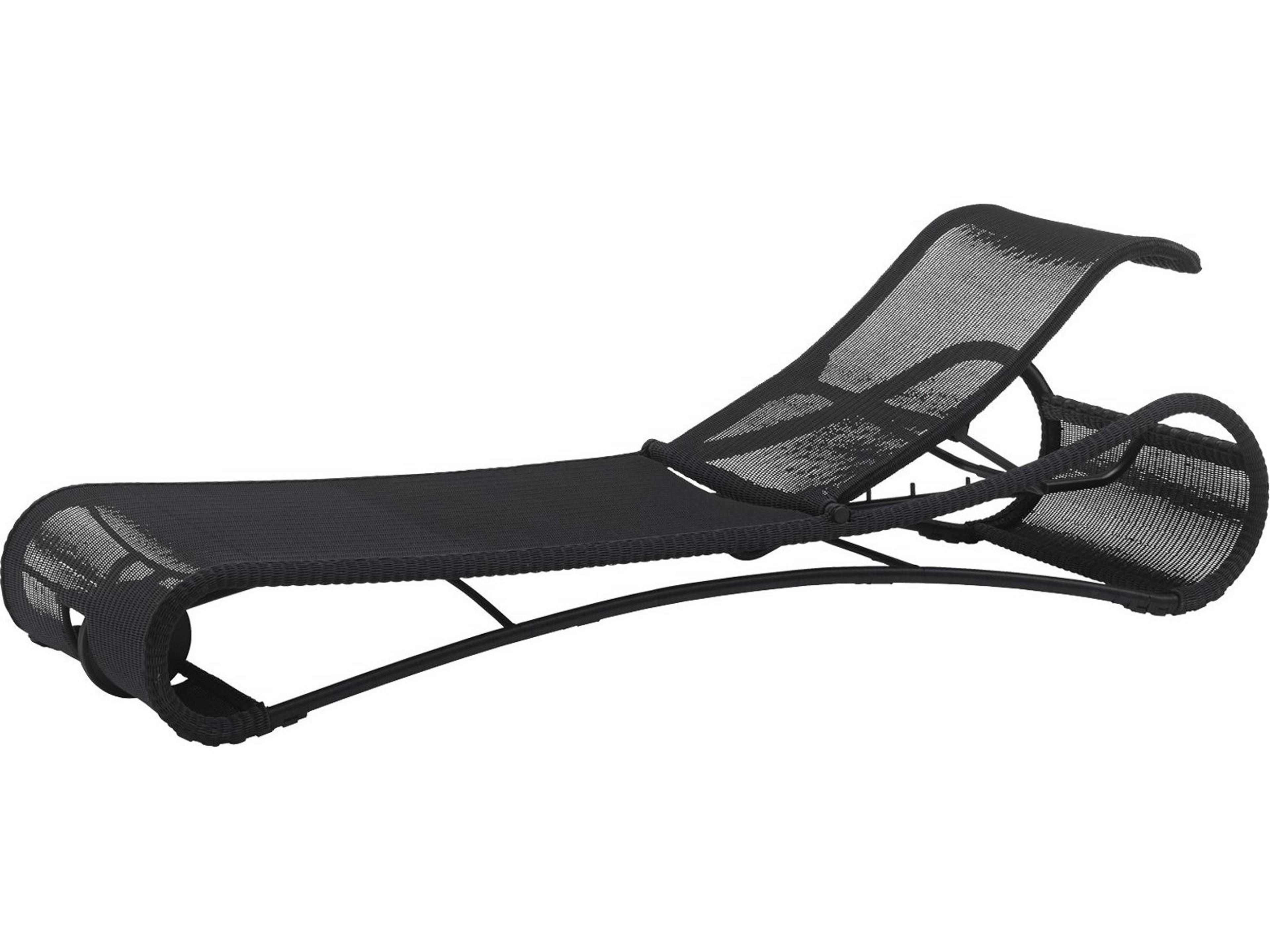 Cane Line Outdoor Escape Aluminum Wicker Sunbed Chaise Lounge