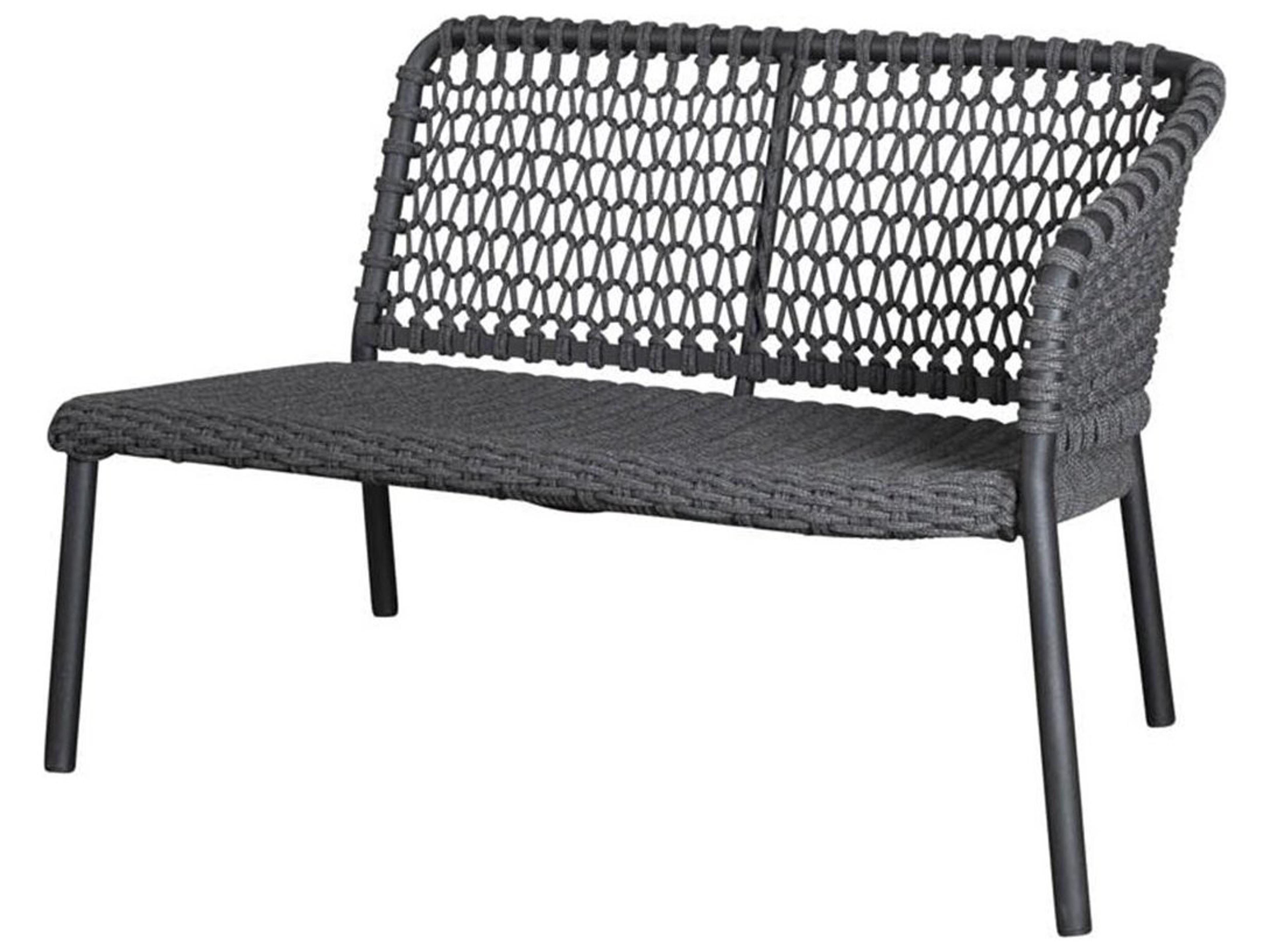 Cane Line Outdoor Ocean Aluminum Soft Rope Module Left Arm Sofa