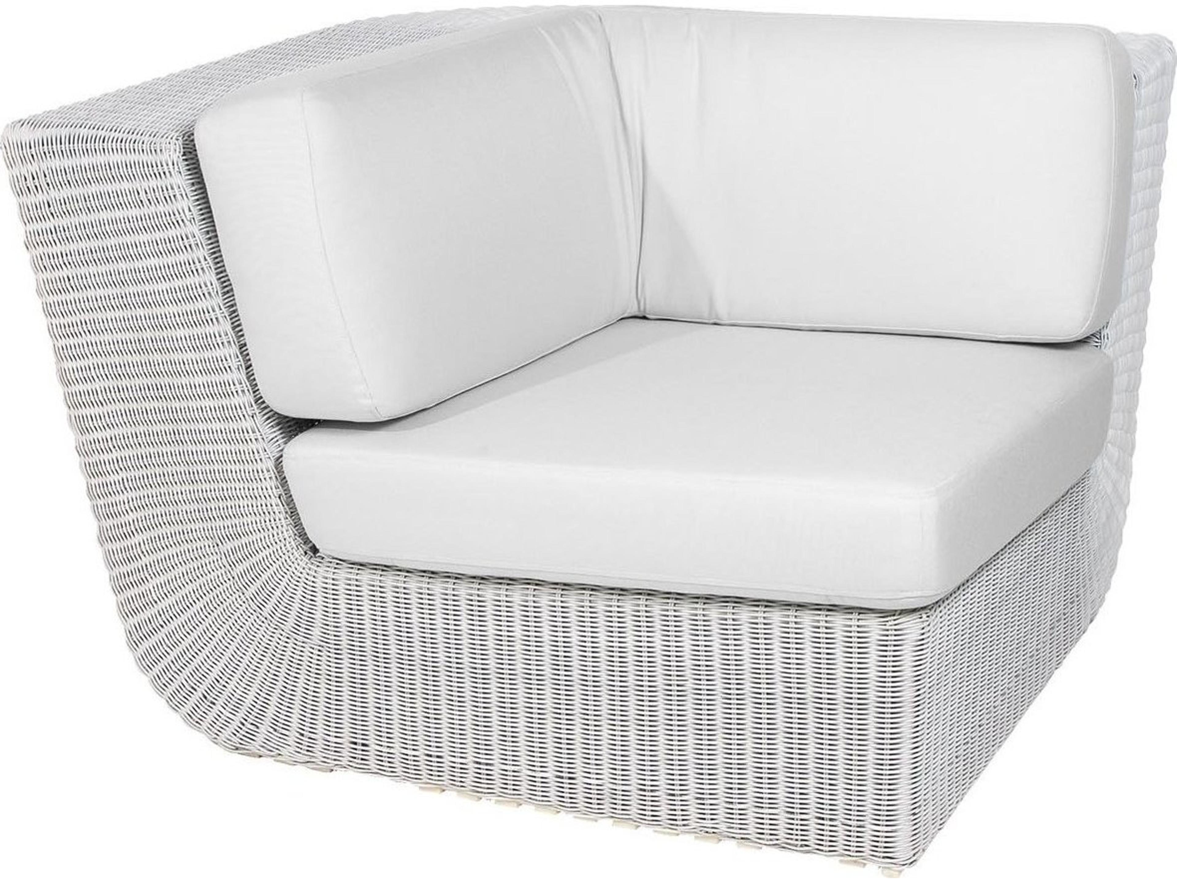 Cane Line Outdoor Savannah Wicker Corner Lounge Chair