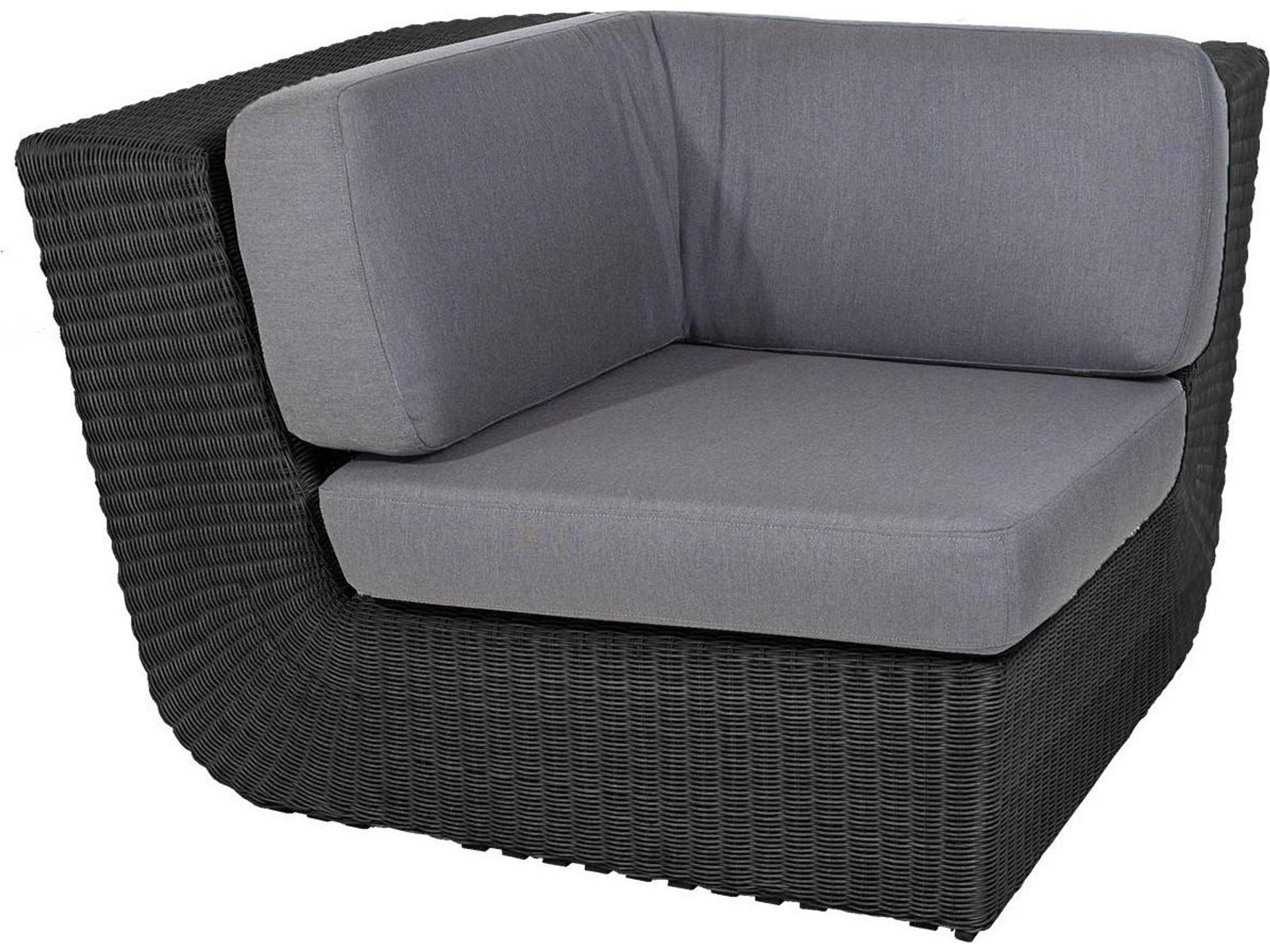 Cane Line Outdoor Savannah Wicker Corner Lounge Chair