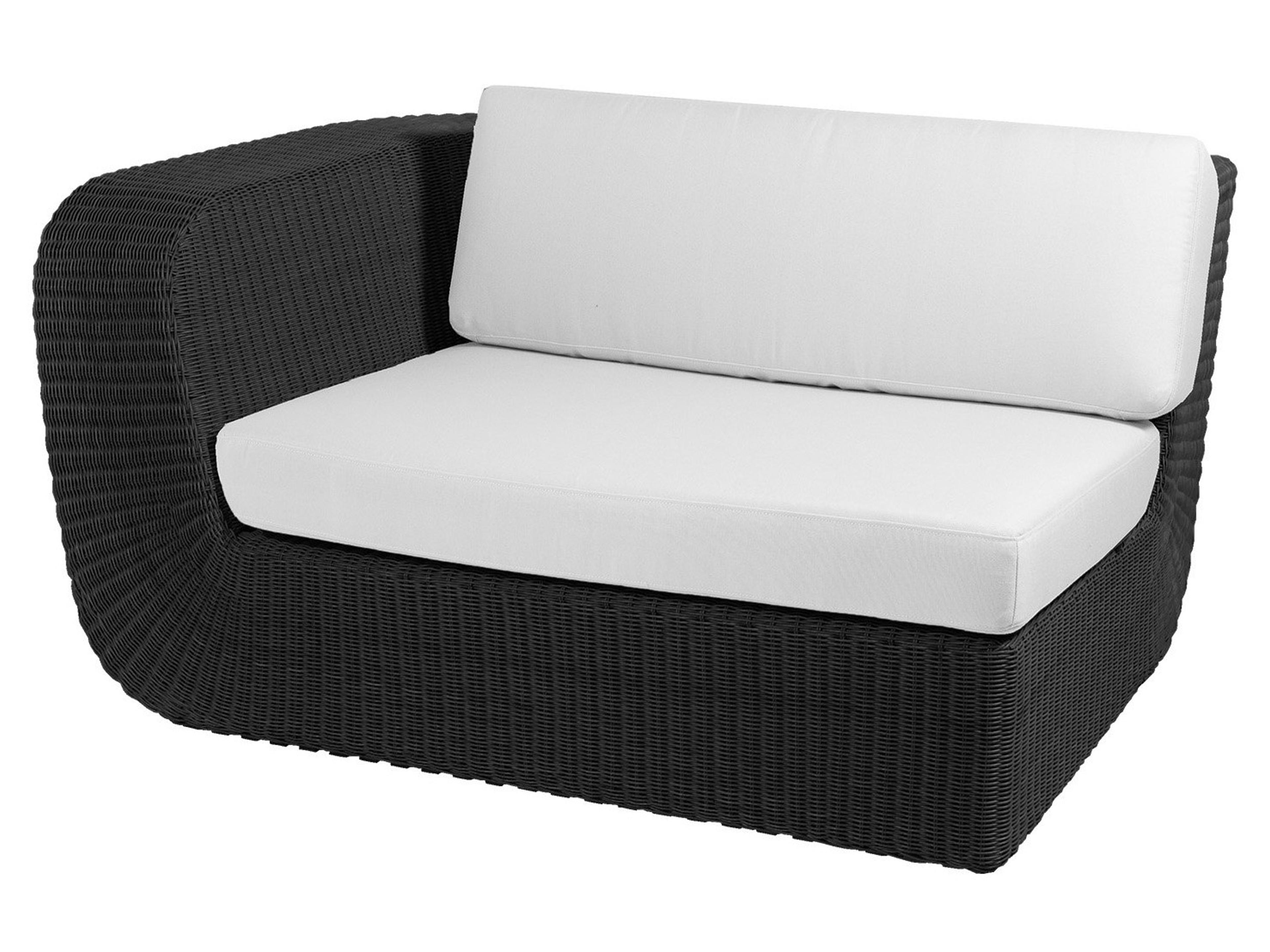 Savannah Wicker Right Arm Sofa Modern Modular