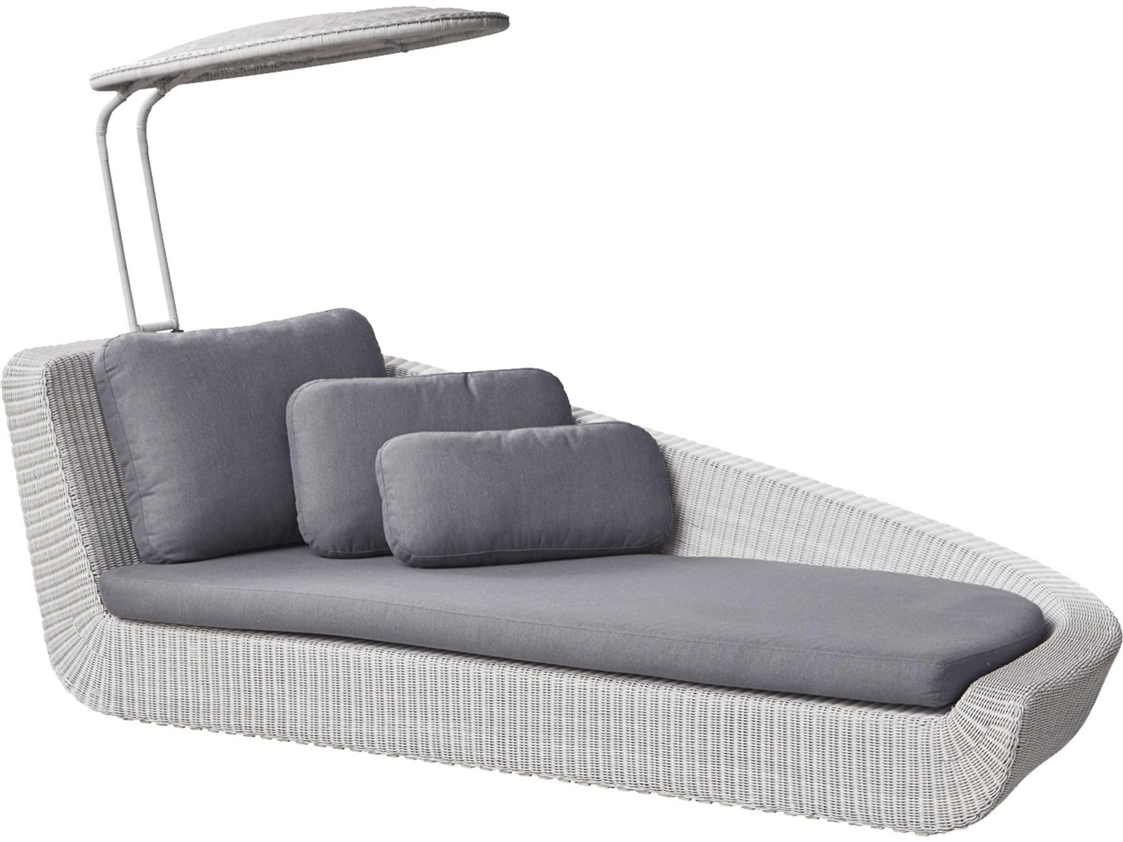 Cane Line Outdoor Savannah Wicker Left Arm Daybed