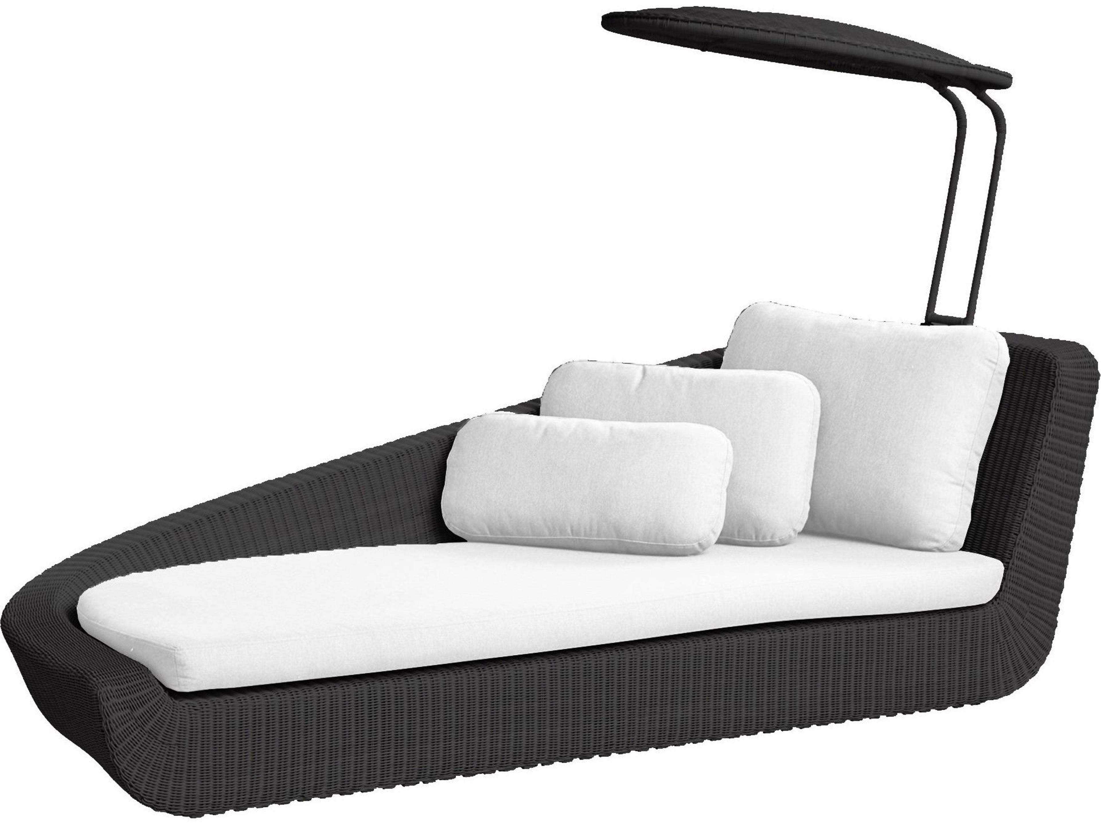 Savannah Wicker Right Arm Daybed