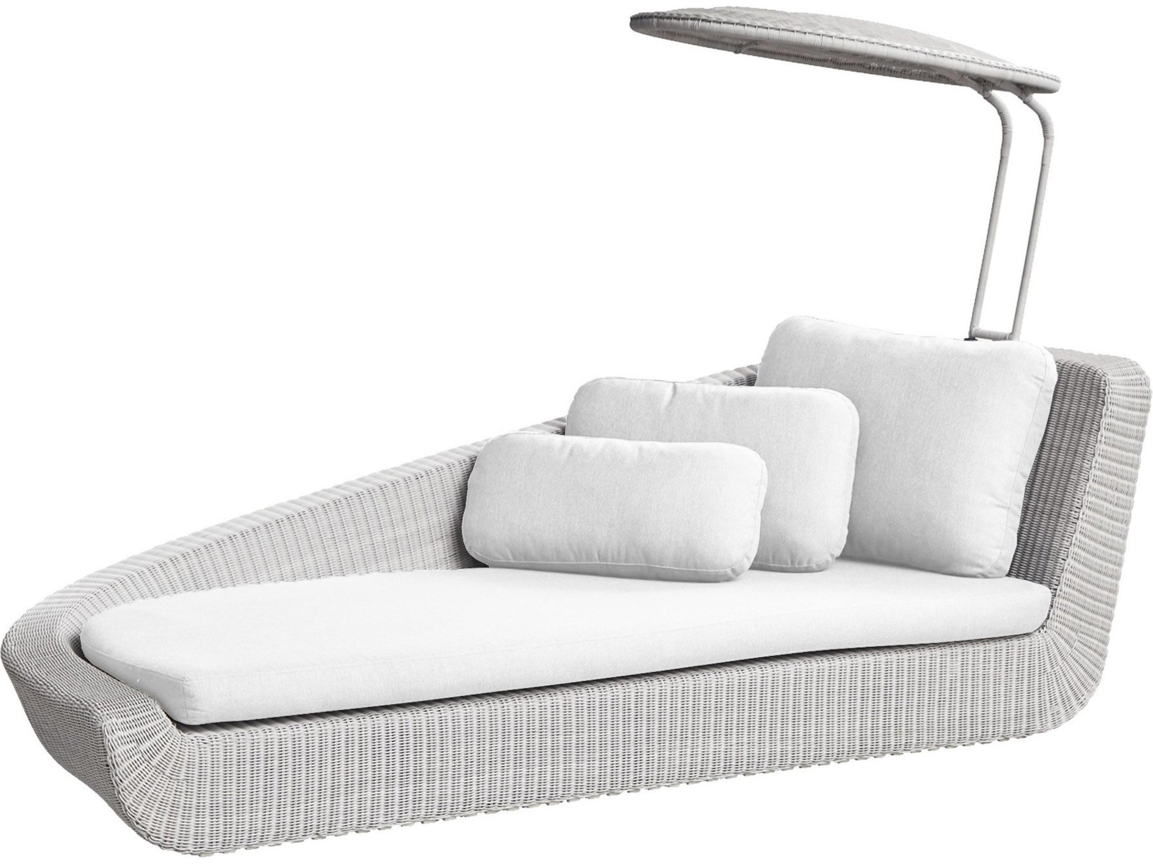 Cane Line Outdoor Savannah Wicker Right Arm Daybed