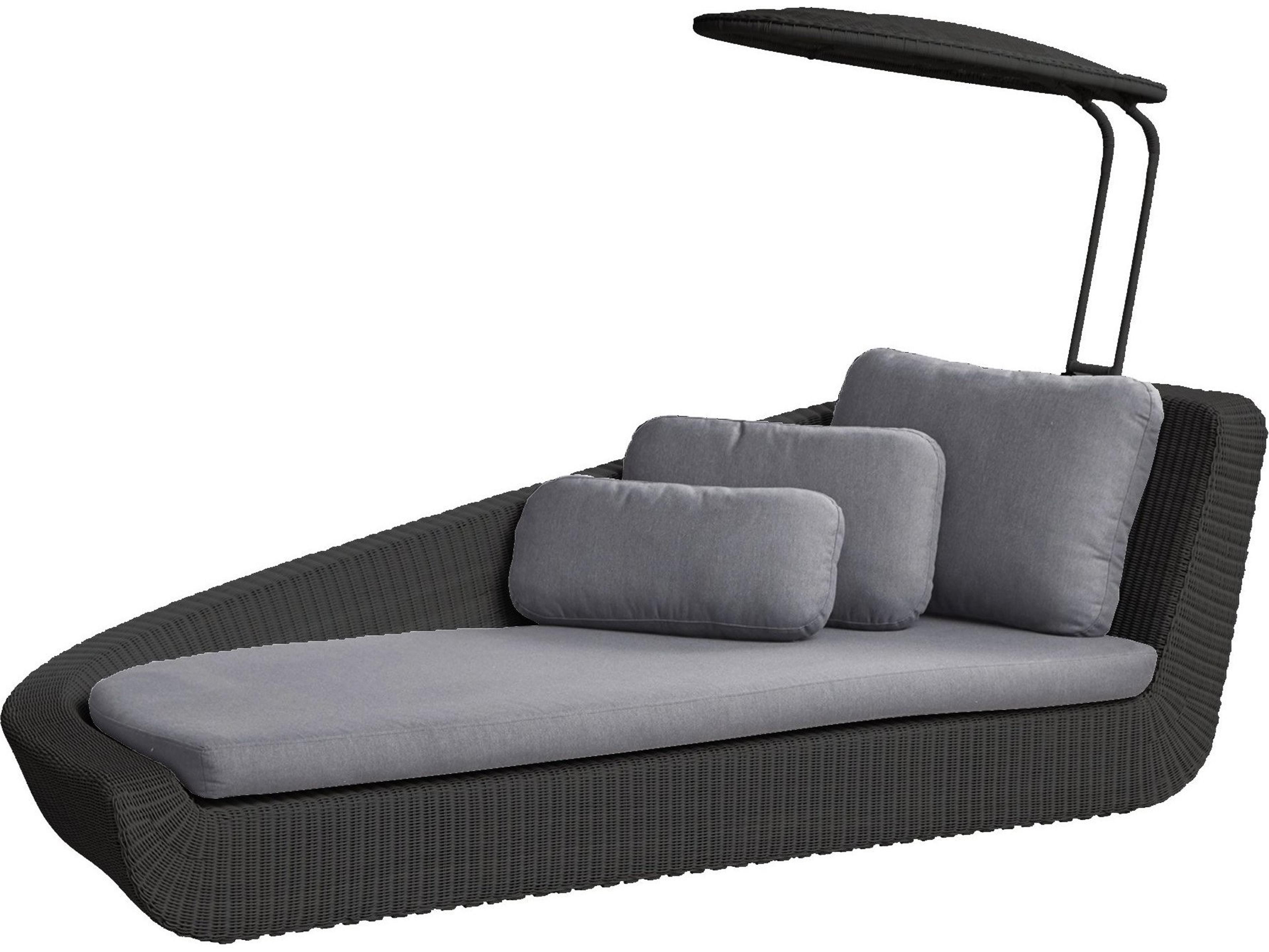 Cane Line Outdoor Savannah Wicker Right Arm Daybed